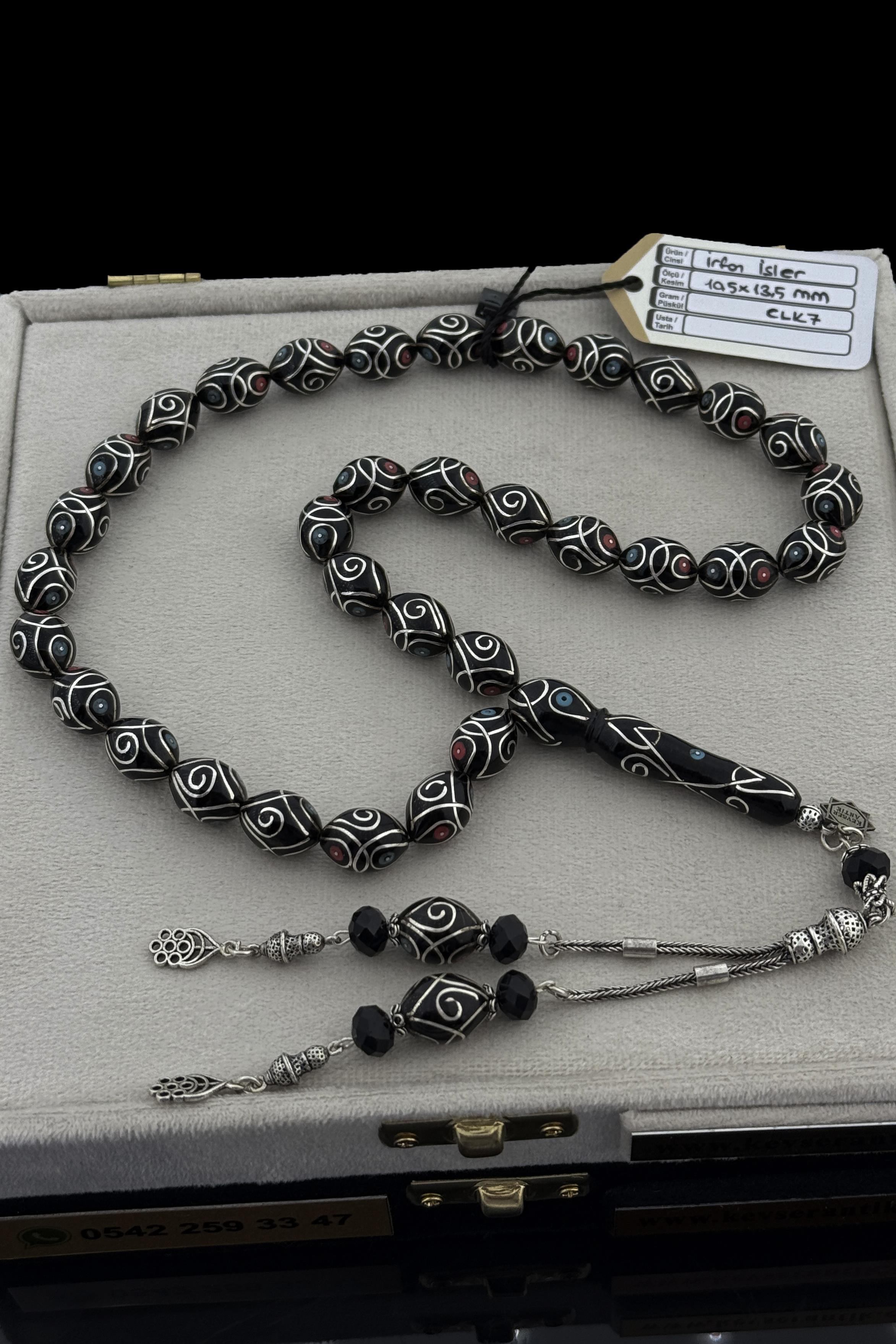 İhtişamlı Dev Erzurum Oltu Taşı Tesbihİhtişamlı Dev Erzurum Oltu Taşı Tesbih - Kevser AntikErzurum Oltu Tesbihler