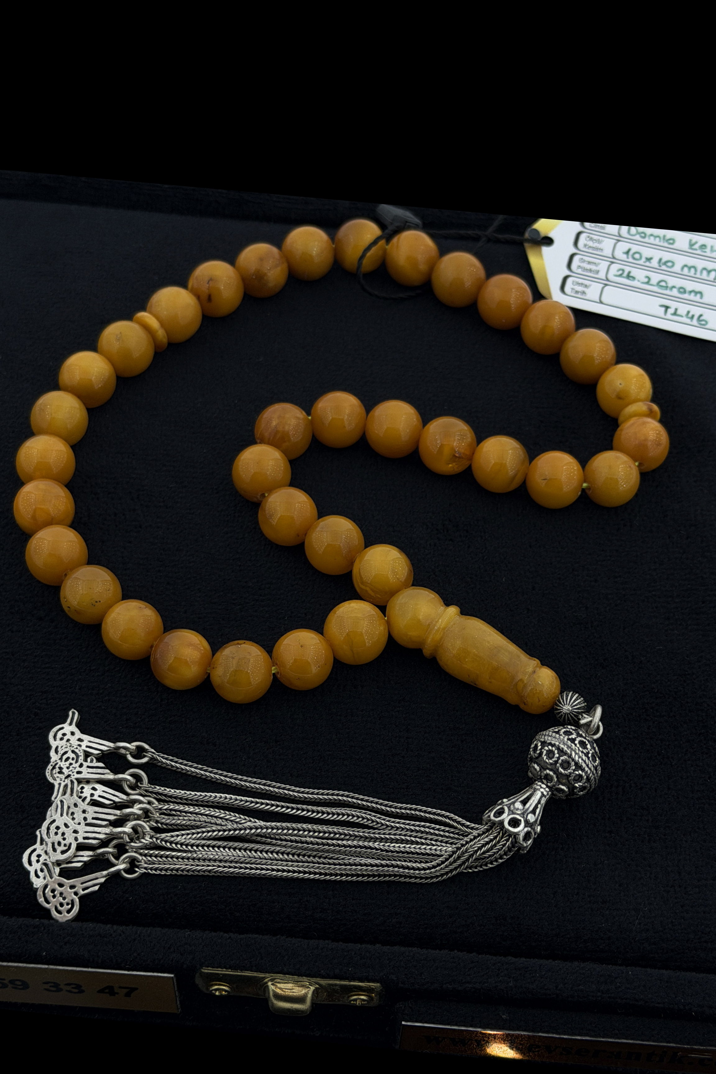 Koleksiyonerler İçin Damla Kehribar TesbihKoleksiyonerler İçin Damla Kehribar Tesbih - Kevser AntikDamla Kehribar Tesbihler