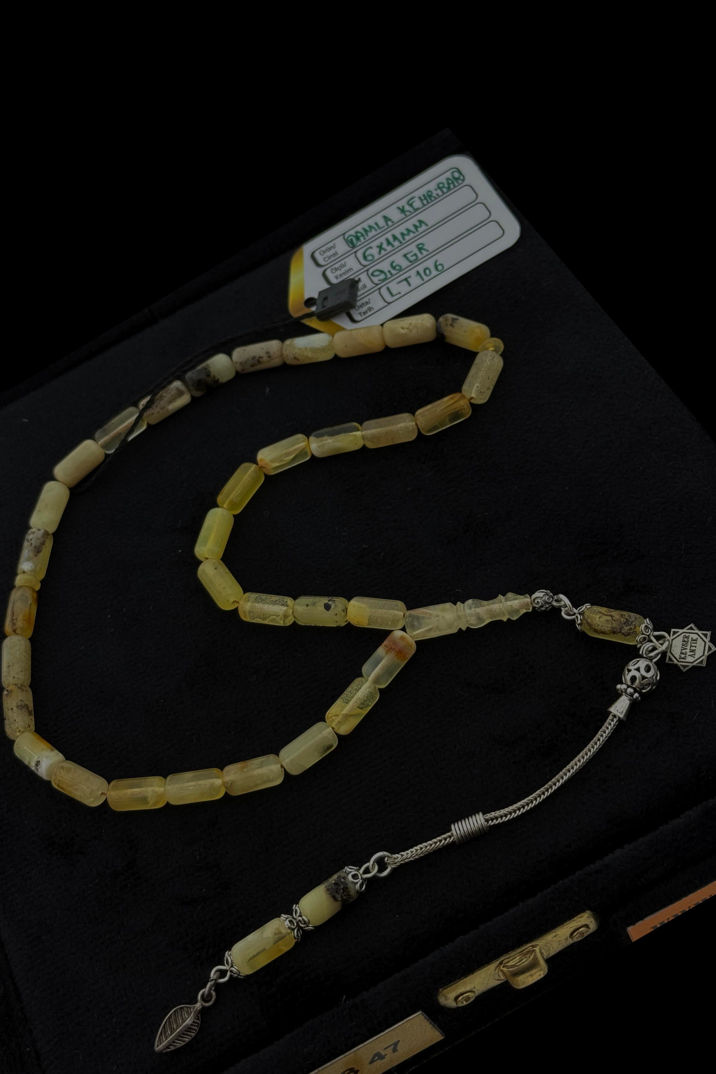 Litvanya Amber Damla Kehribar Tesbih – PremiumLitvanya Amber Damla Kehribar Tesbih – Premium - Kevser AntikDamla Kehribar Tesbihler