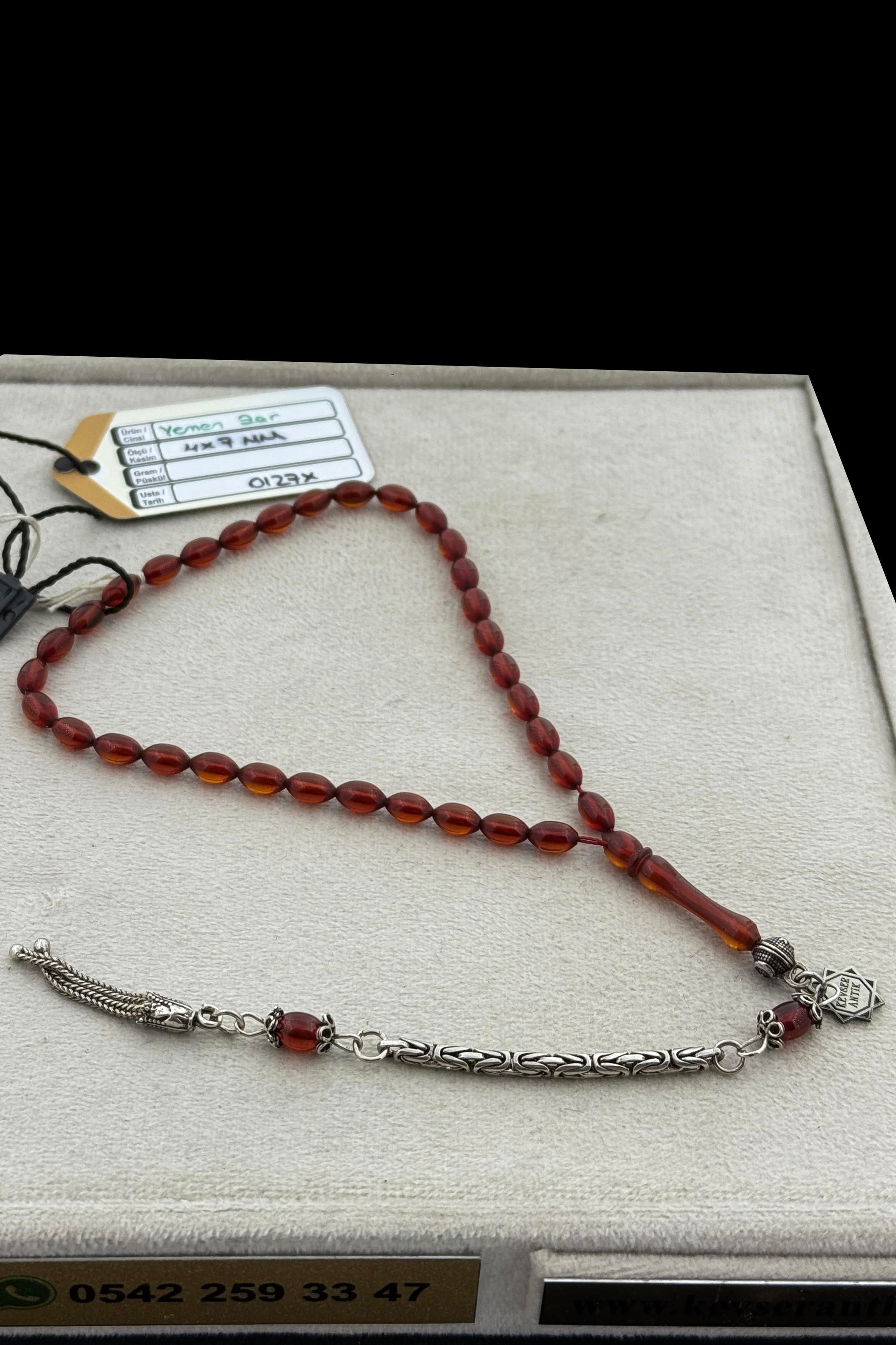 Mahmut Usta Zar KehribarMahmut Usta Zar Kehribar - Kevser AntikOsmanlı Kehribar Tesbihler