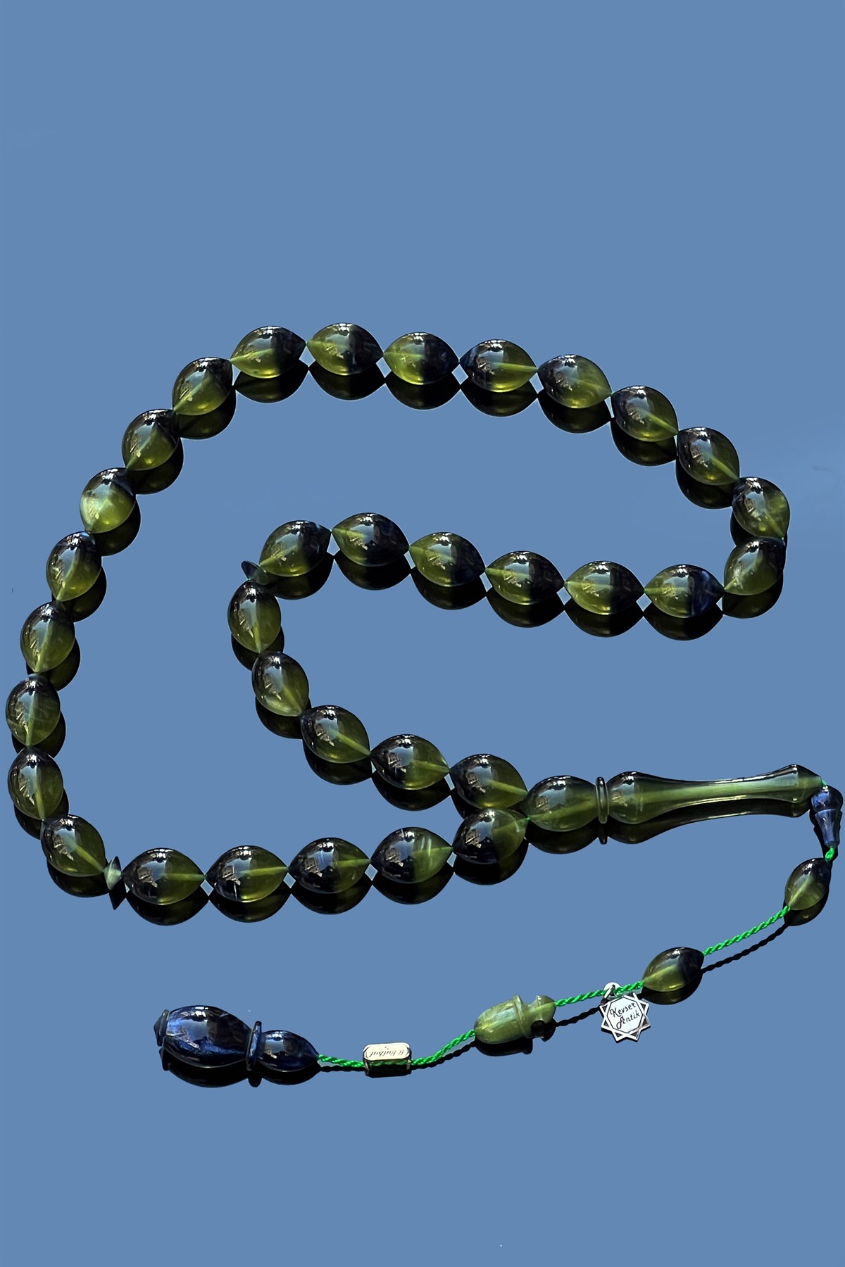 Master Barış Bülbül Çift Renk Ateş KehribarMaster Barış Bülbül Çift Renk Ateş Kehribar - Kevser AntikÖZEL SERİ TESBİHLER