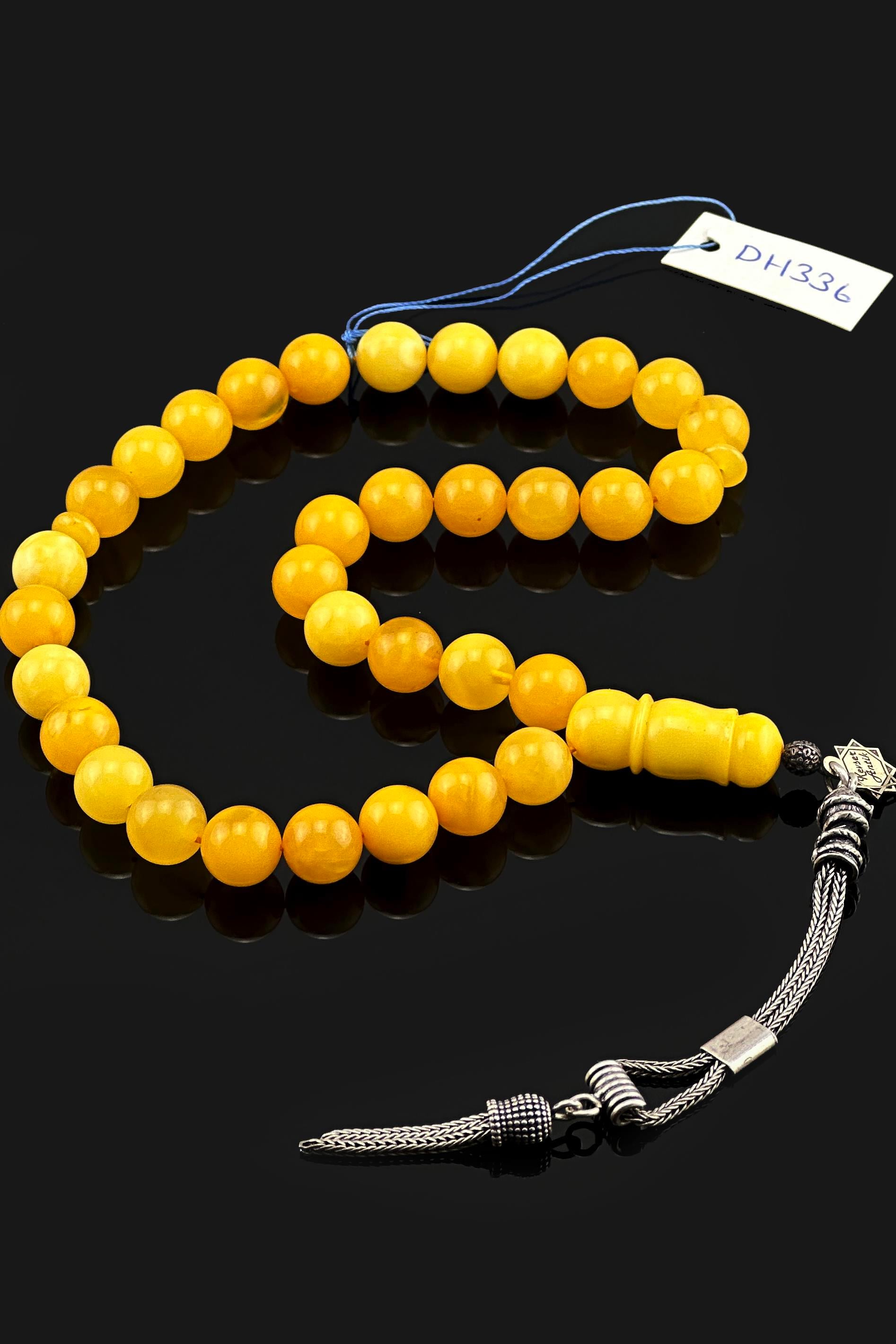 Seccar Damla Kehribar TesbihSeccar Damla Kehribar Tesbih - Kevser AntikDamla Kehribar Tesbihler