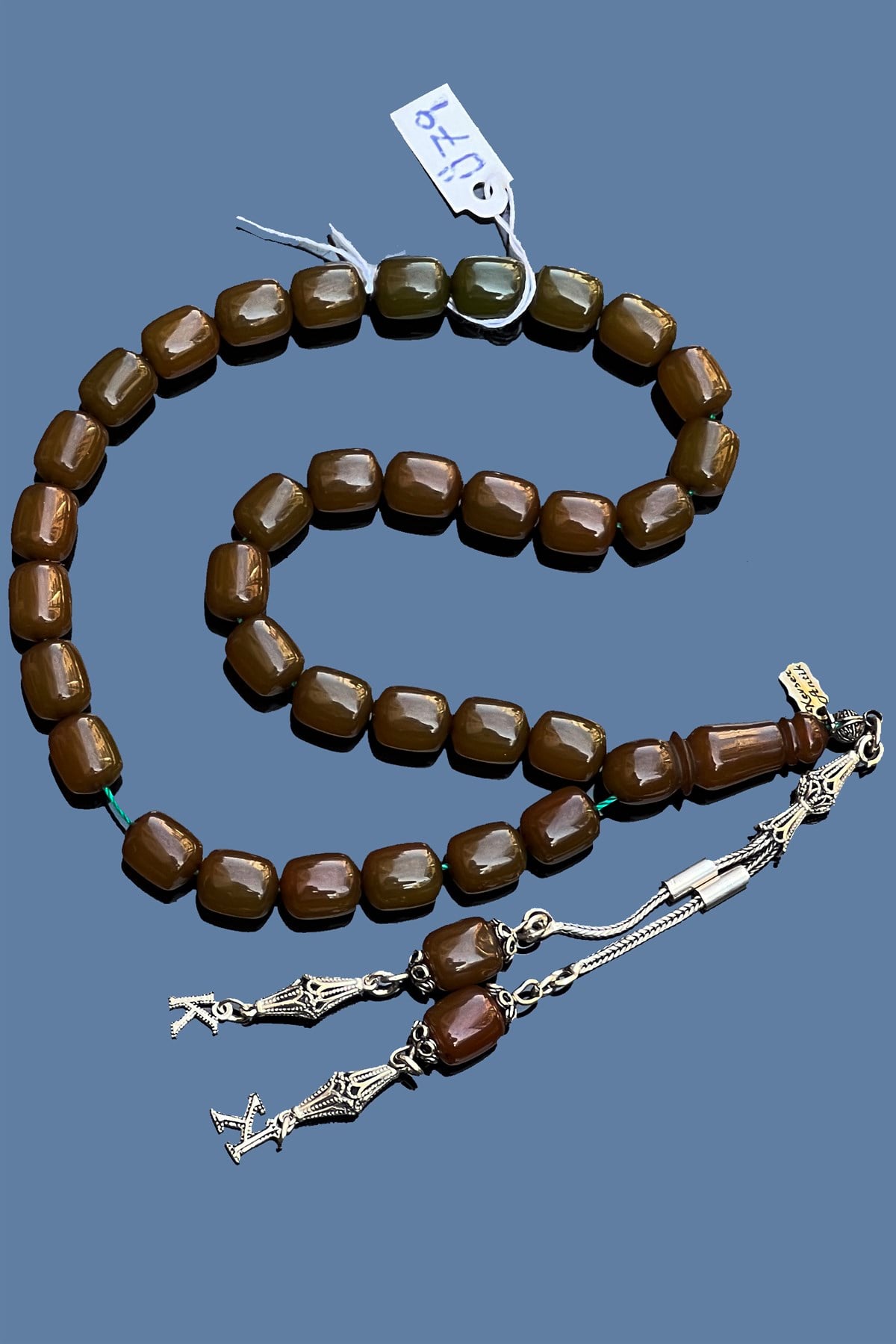 Yeşil Katalin TesbihYeşil Katalin Tesbih - Kevser AntikSıkma-Ateş Kehribar Tesbihler