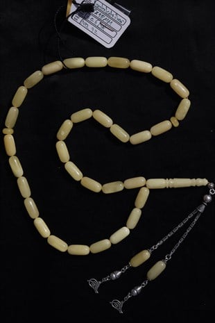 Koleksiyonluk Beyaz Damla Kehribar TesbihKoleksiyonluk Beyaz Damla Kehribar Tesbih - Kevser AntikDamla Kehribar Tesbihler