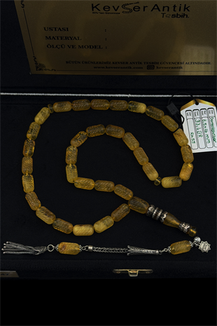 Lüks Damla Kehribar Tesbih – Üst Segment KoleksiyonLüks Damla Kehribar Tesbih – Üst Segment Koleksiyon - Kevser AntikDamla Kehribar Tesbihler