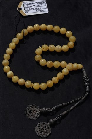 Miras Damla Kehribar TesbihMiras Damla Kehribar Tesbih - Kevser AntikDAMLA KEHRİBAR TESBİHLER