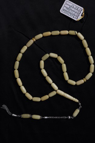 Ultra Lüks Beyaz Damla Kehribar TesbihUltra Lüks Beyaz Damla Kehribar Tesbih - Kevser AntikDamla Kehribar Tesbihler