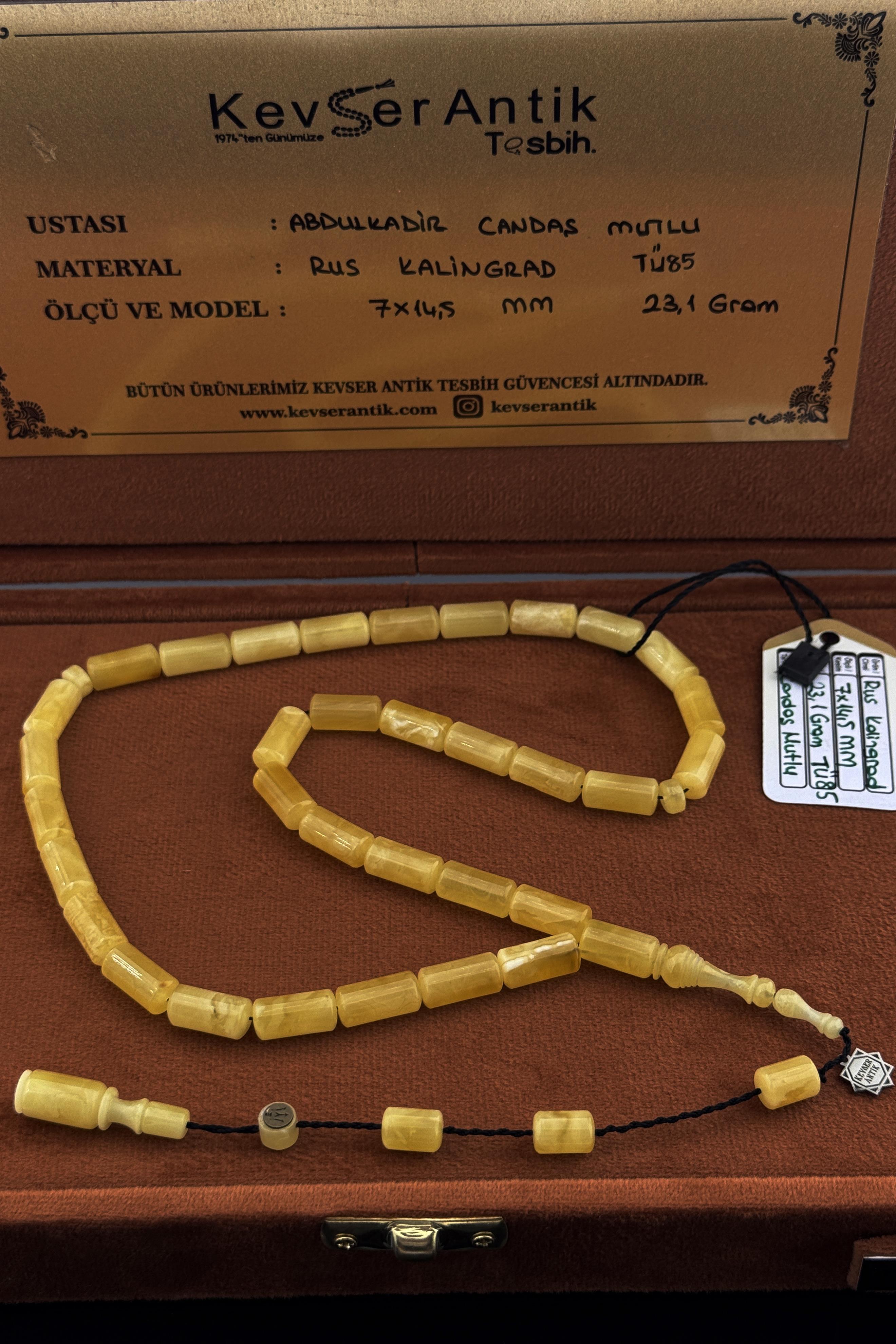 Abdulkadir Usta İşi Damla Kehribar TesbihAbdulkadir Usta İşi Damla Kehribar Tesbih - Kevser AntikDamla Kehribar Tesbihler