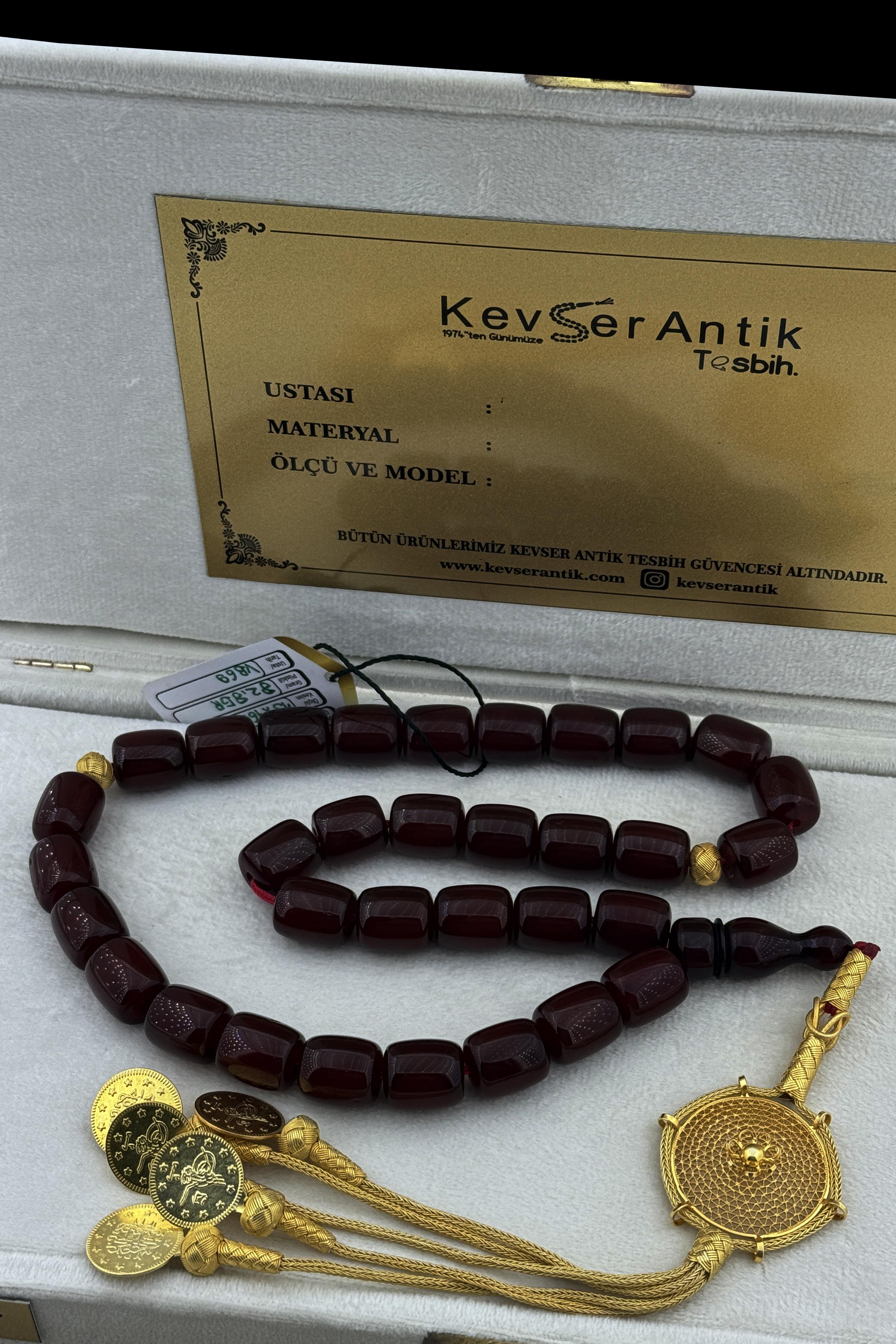 Antika Koleksiyonluk Orijinal Dönem İşi Osmanlı Sıkma Kehribar TesbihAntika Koleksiyonluk Orijinal Dönem İşi Osmanlı Sıkma Kehribar Tesbih - Kevser AntikOsmanlı Kehribar Tesbihler