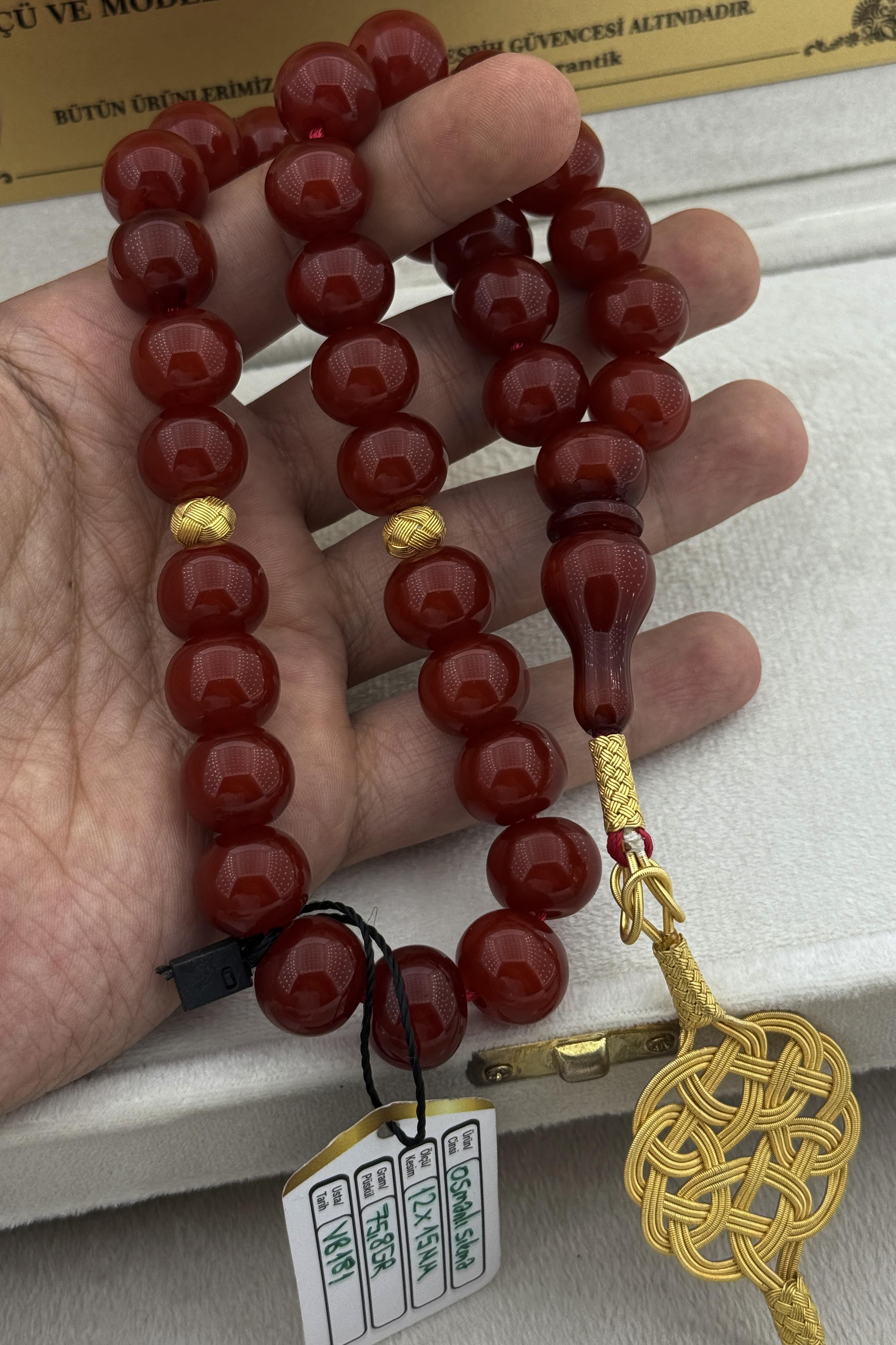 Antika Osmanlı Sıkma Kehribar Tesbih – El İşçiliğiyle Yüzyıllık ZarafetAntika Osmanlı Sıkma Kehribar Tesbih – El İşçiliğiyle Yüzyıllık Zarafet - Kevser AntikOsmanlı Kehribar Tesbihler