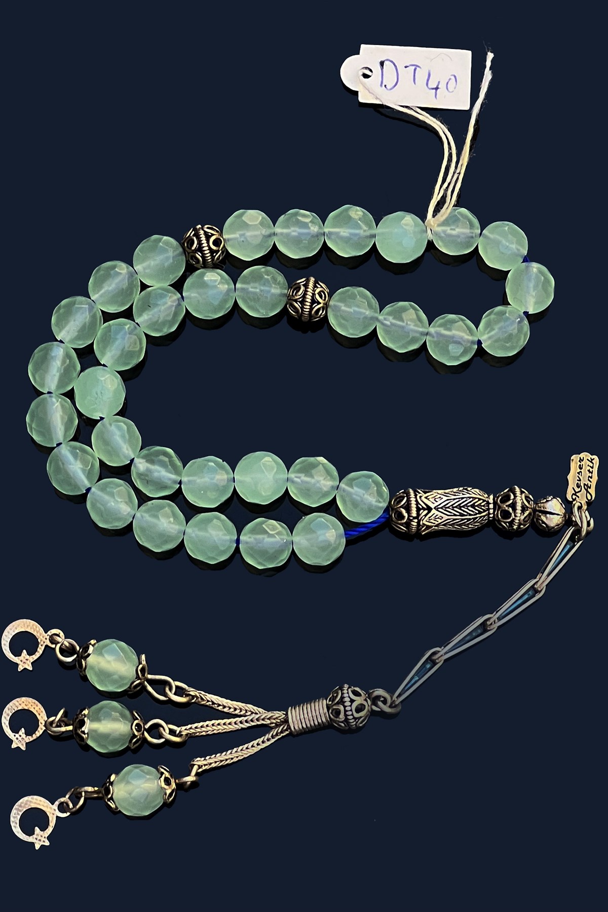 Aquamarine tesbihAquamarine tesbih - Kevser AntikDoğal Taş Tesbihler
