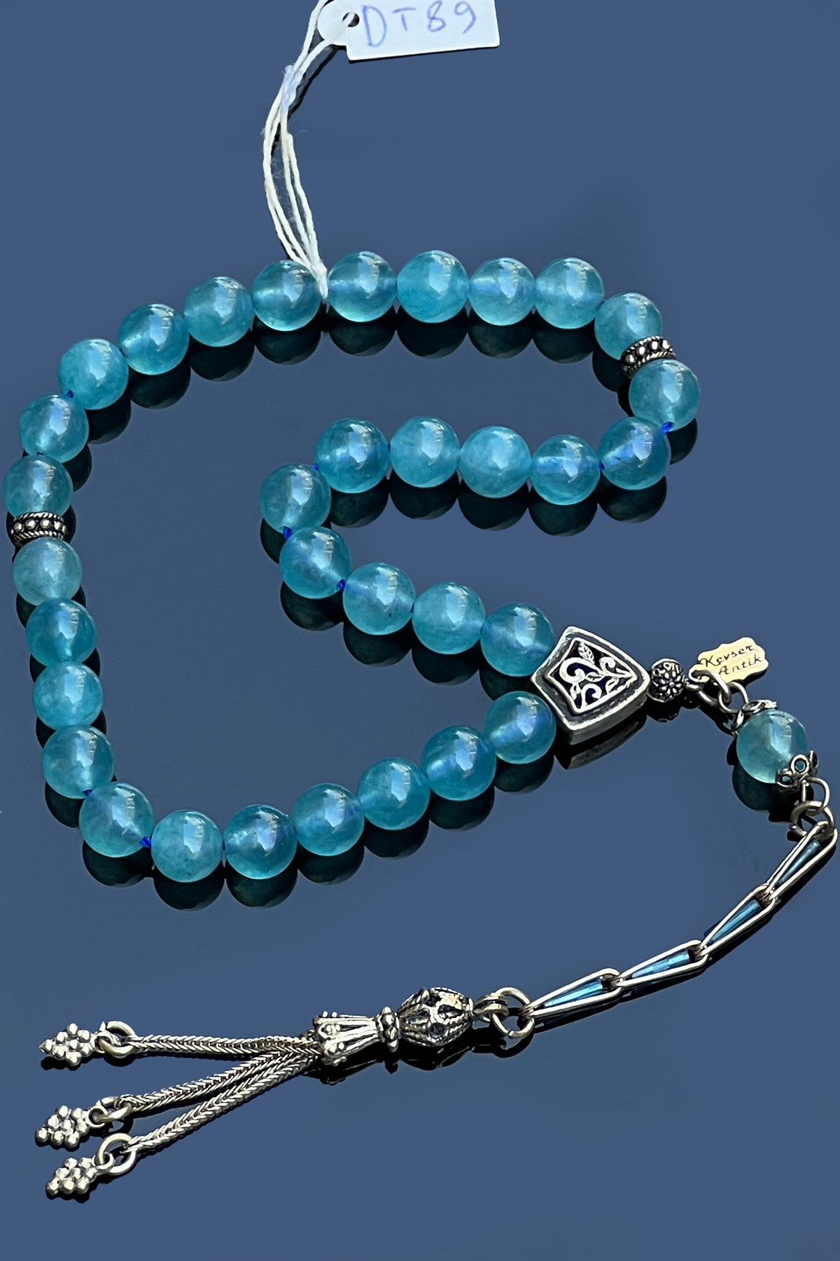 Aquamarine tesbihAquamarine tesbih - Kevser AntikDoğal Taş Tesbihler