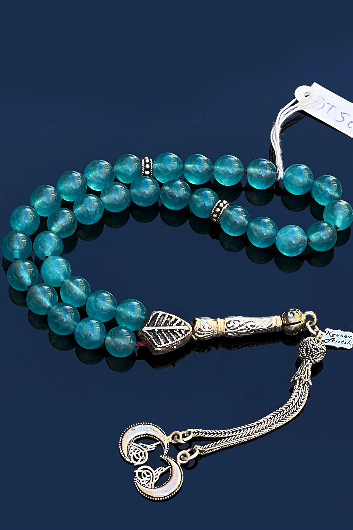 Aquamarine tesbihAquamarine tesbih - Kevser AntikDoğal Taş Tesbihler