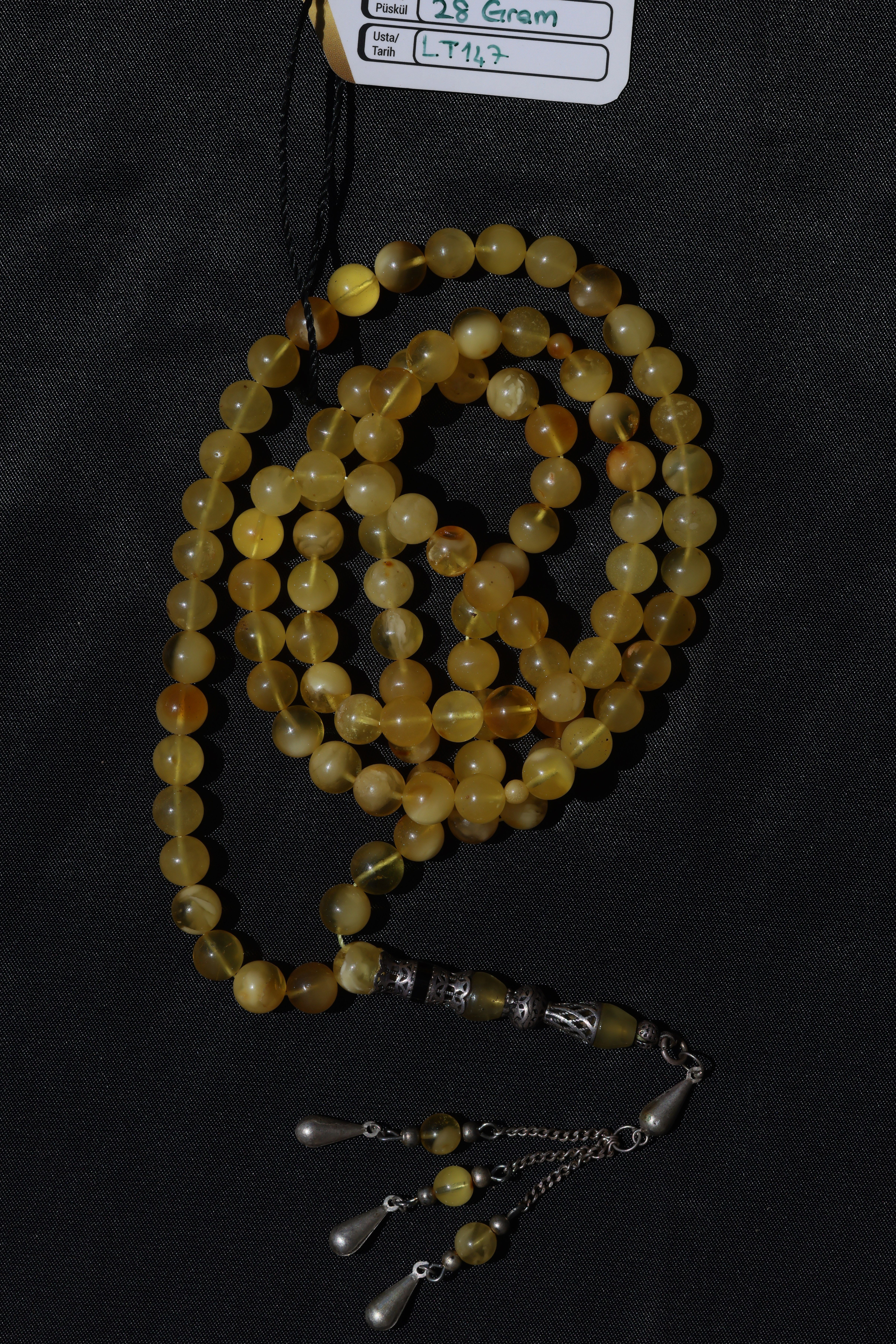Baltic Amber Prayer 99 BeadsBaltic Amber Prayer 99 Beads - Kevser AntikDamla Kehribar Tesbihler