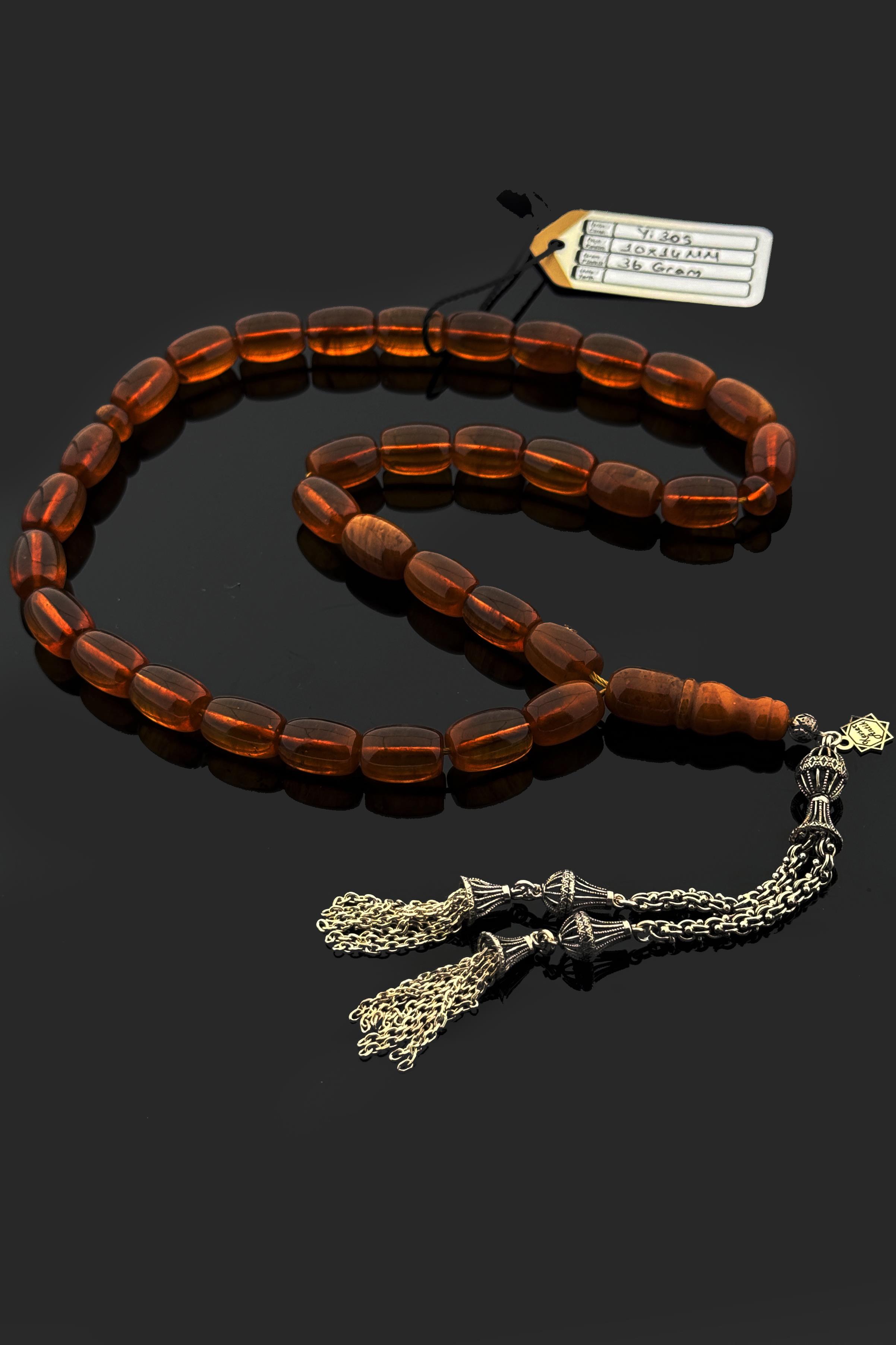 Baltık Damla Kehribar TesbihBaltık Damla Kehribar Tesbih - Kevser AntikDamla Kehribar Tesbihler