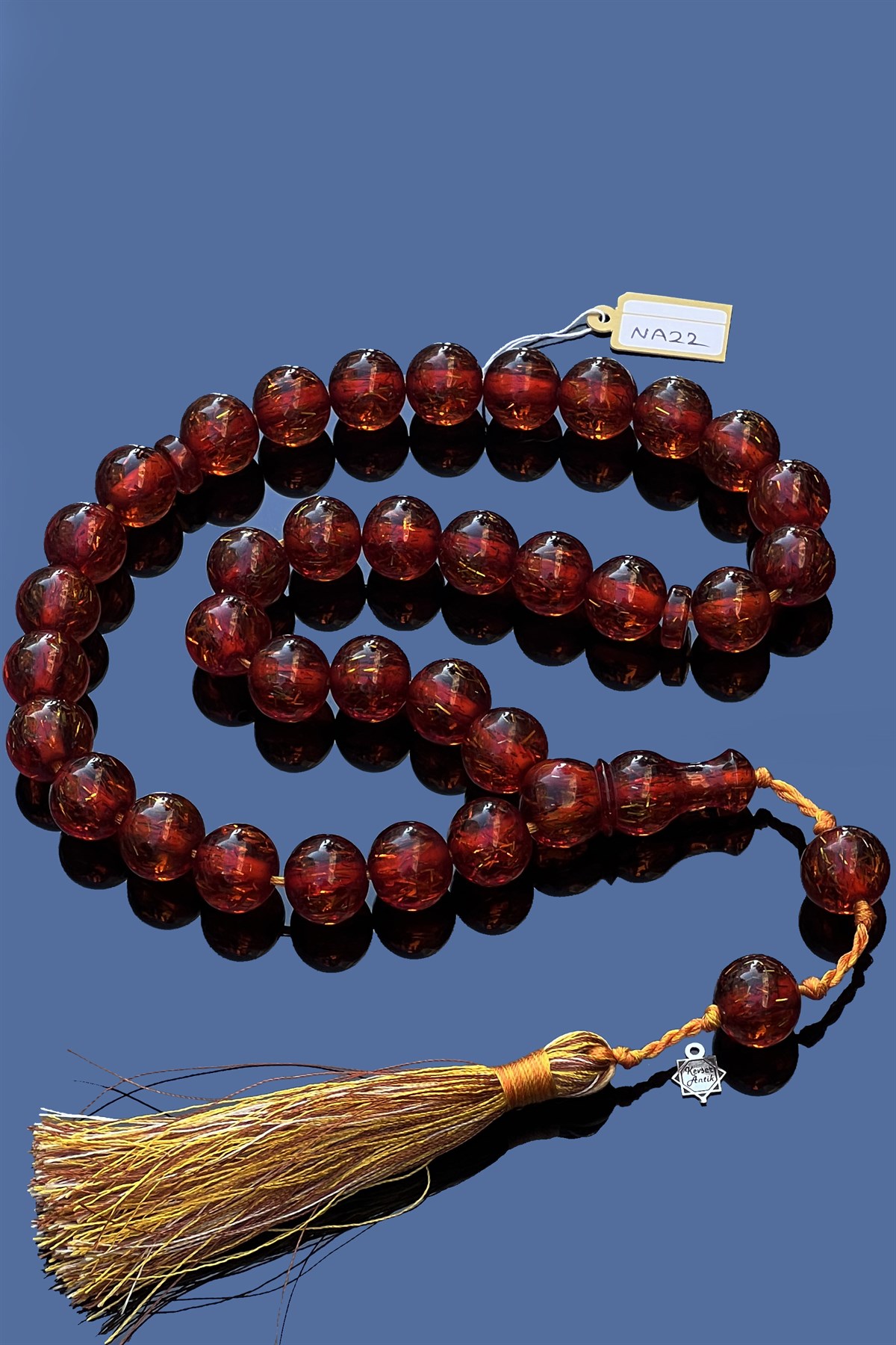 Dev Ateş Kehribar TesbihDev Ateş Kehribar Tesbih - Kevser AntikSıkma-Ateş Kehribar Tesbihler