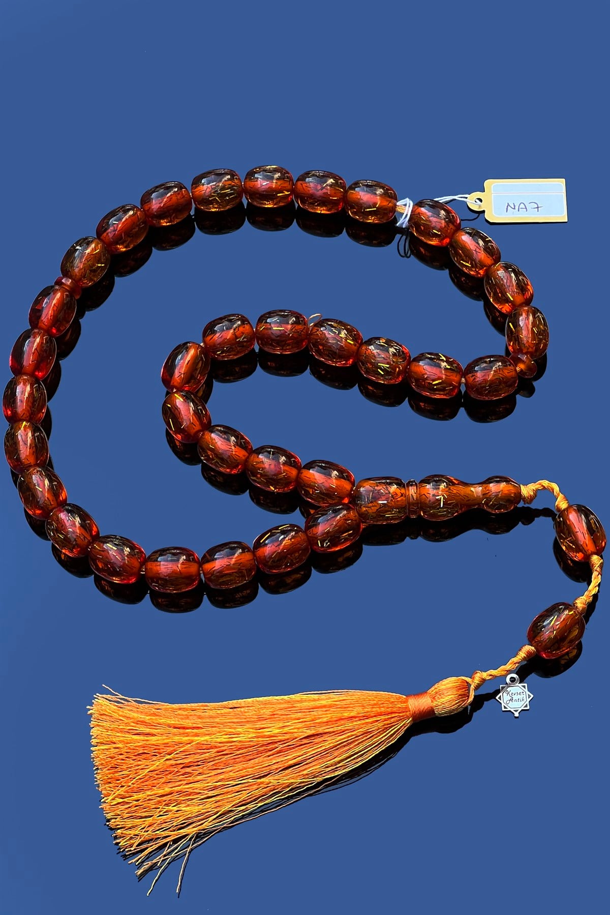 Dev Ateş Kehribar TesbihDev Ateş Kehribar Tesbih - Kevser AntikSıkma-Ateş Kehribar Tesbihler