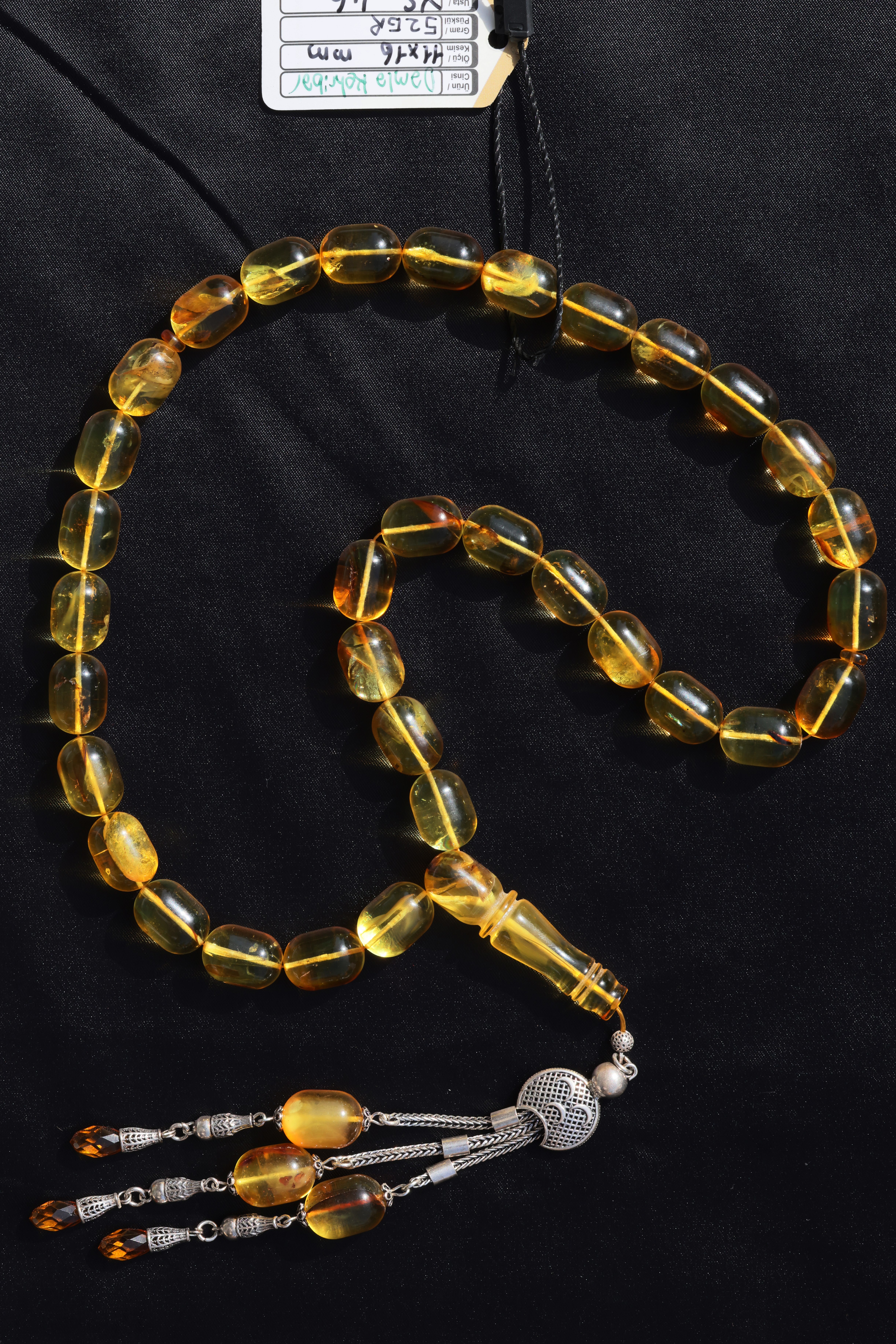 Dev Baltık Damla Kehribar TesbihDev Baltık Damla Kehribar Tesbih - Kevser AntikDamla Kehribar Tesbihler