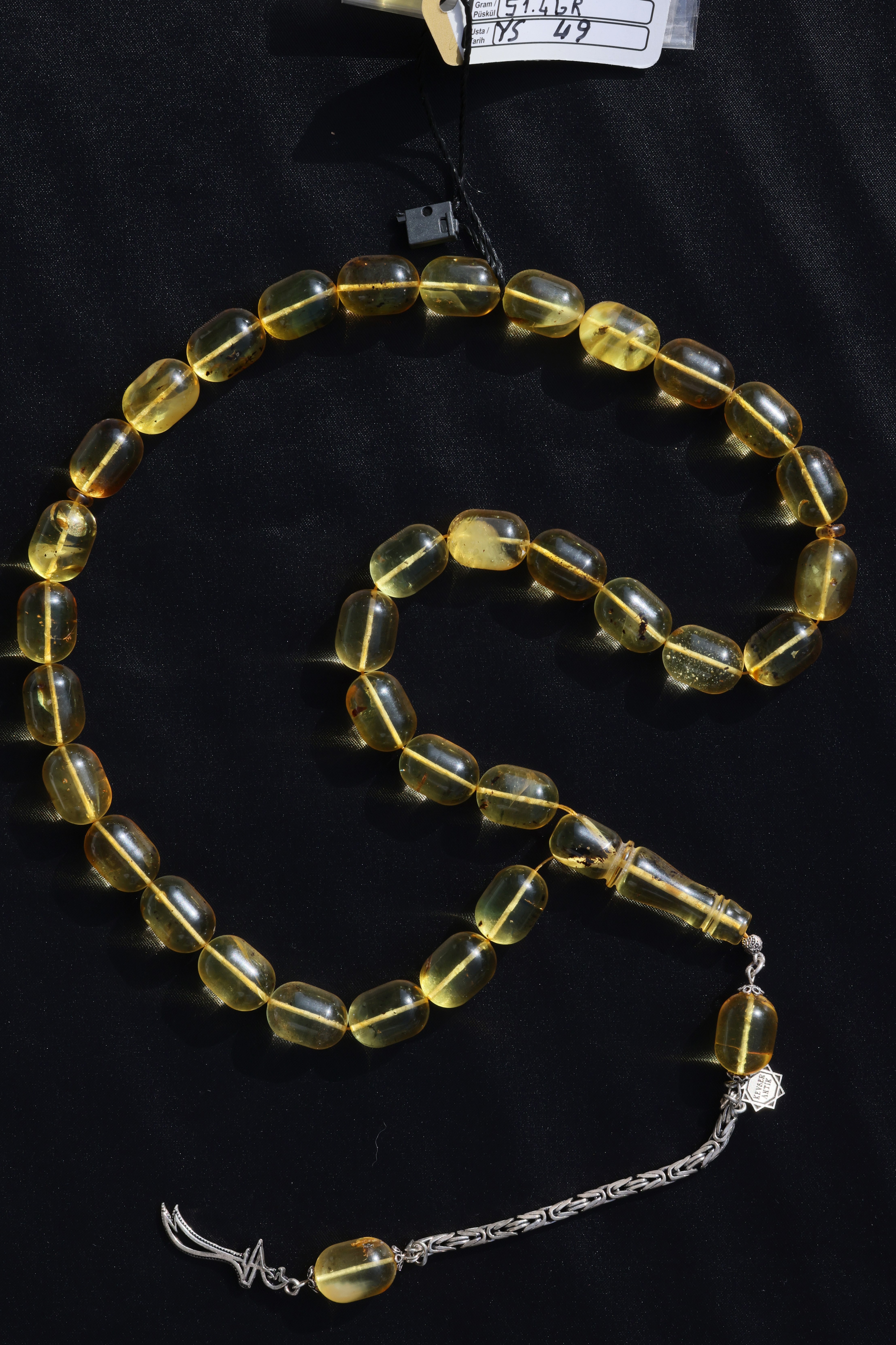 Dev Boy Damla KehribarDev Boy Damla Kehribar - Kevser AntikDamla Kehribar Tesbihler