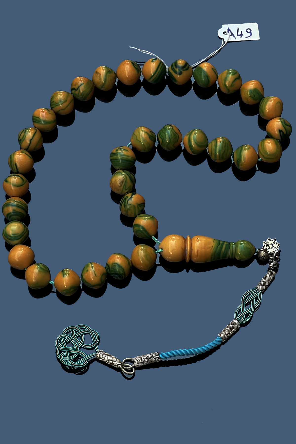 Dev Boy Katalin TesbihDev Boy Katalin Tesbih - Kevser AntikSıkma-Ateş Kehribar Tesbihler