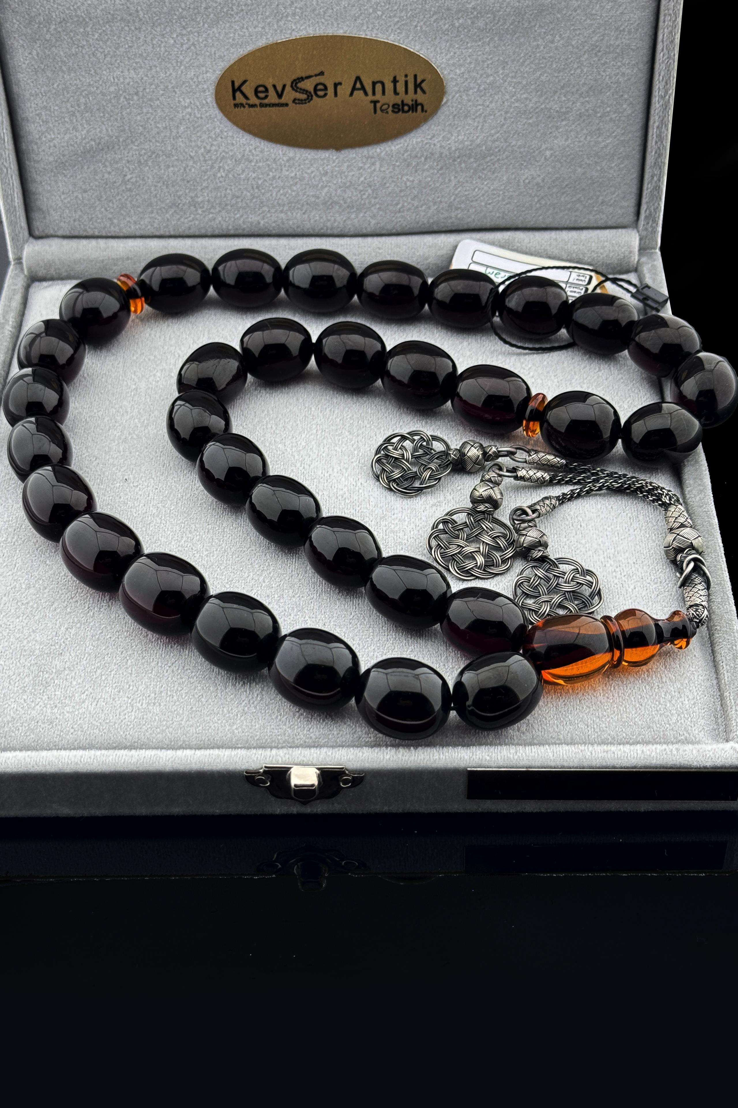 Dev Boy Osmanlı Ateş KehribarDev Boy Osmanlı Ateş Kehribar - Kevser AntikOsmanlı Kehribar Tesbihler