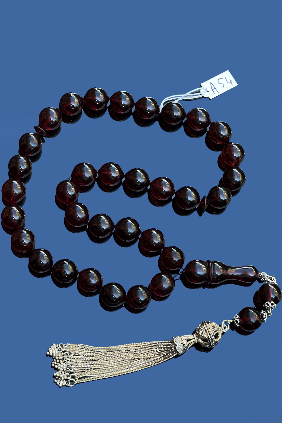 Dev Boy Parlement KehribarDev Boy Parlement Kehribar - Kevser AntikSıkma-Ateş Kehribar Tesbihler