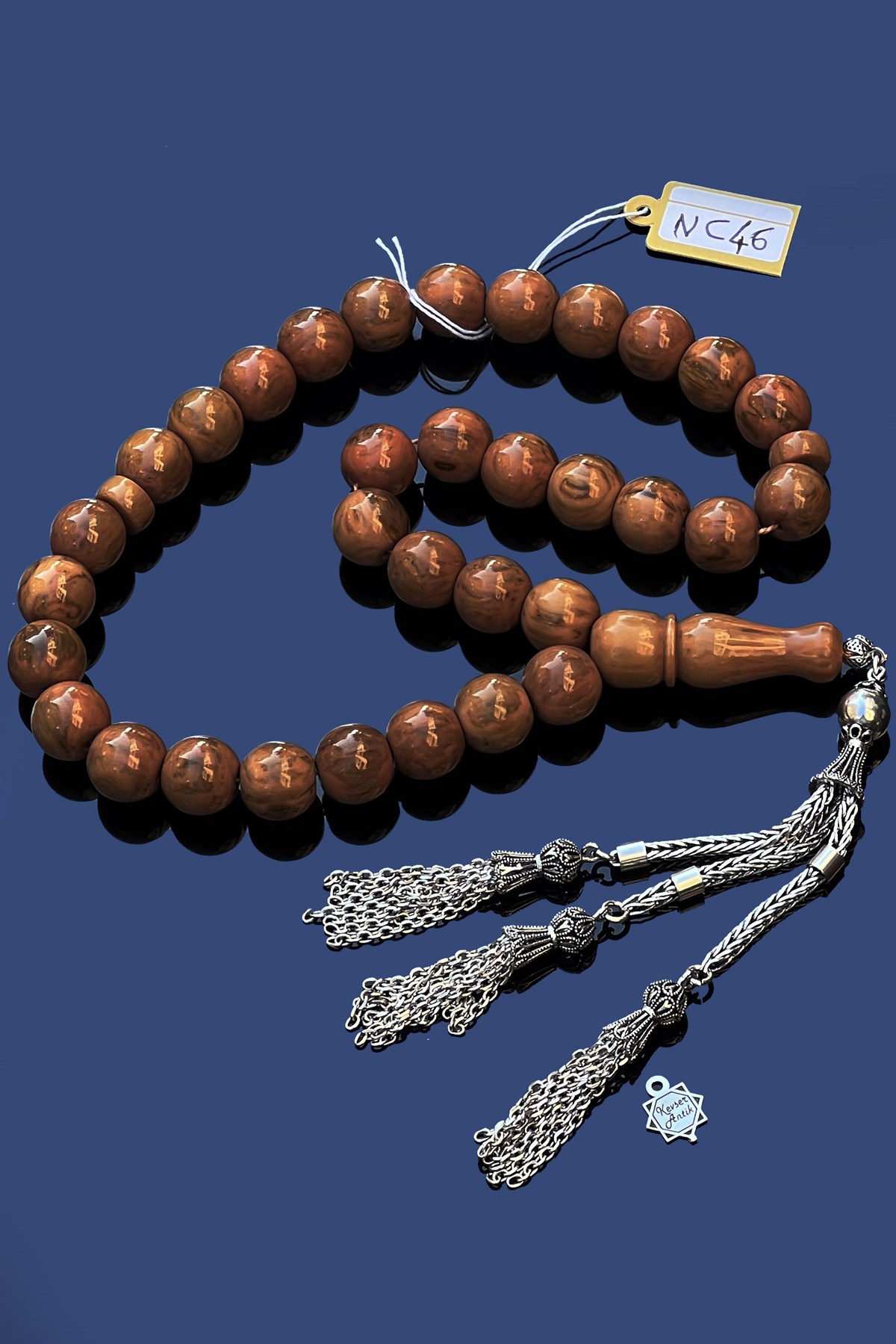 Dev Katalin TesbihDev Katalin Tesbih - Kevser AntikSıkma-Ateş Kehribar Tesbihler