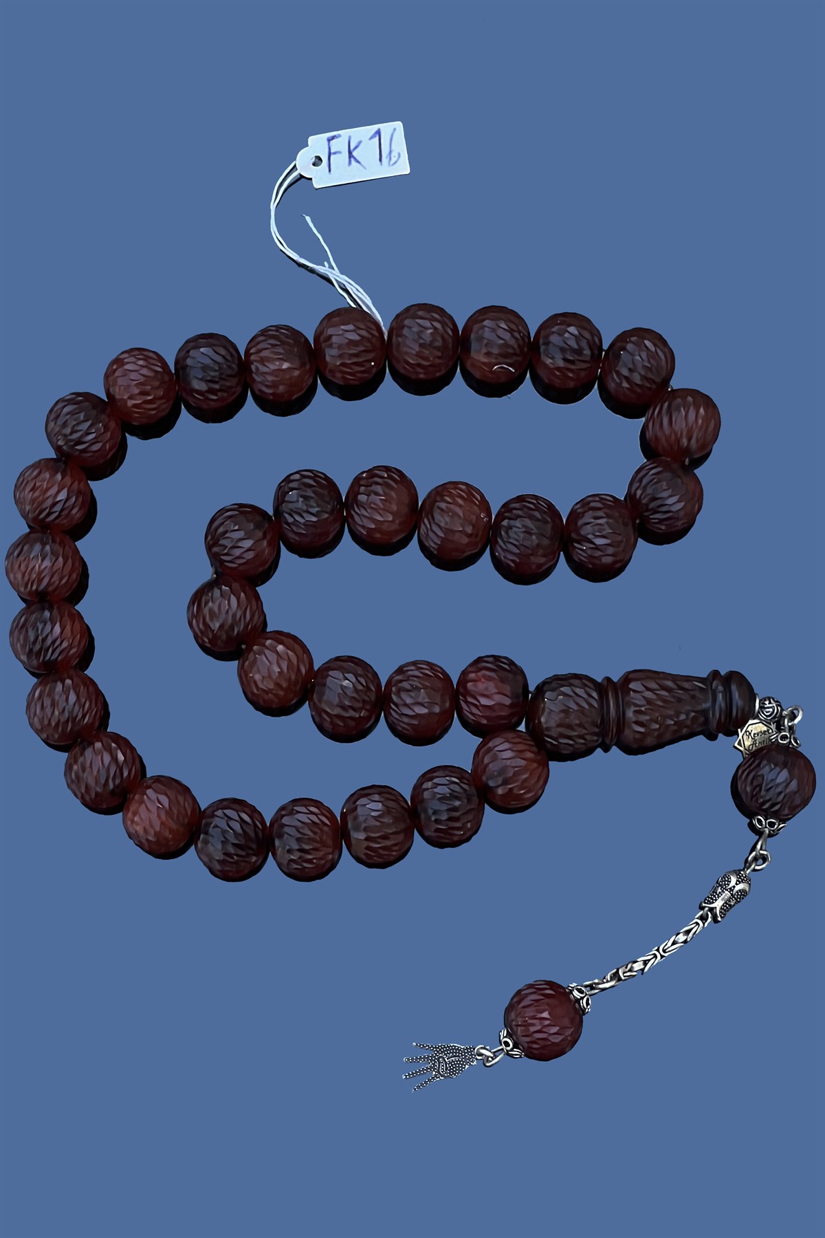 Dev Komple Kalemkar Ateş KehribarDev Komple Kalemkar Ateş Kehribar - Kevser AntikSıkma-Ateş Kehribar Tesbihler