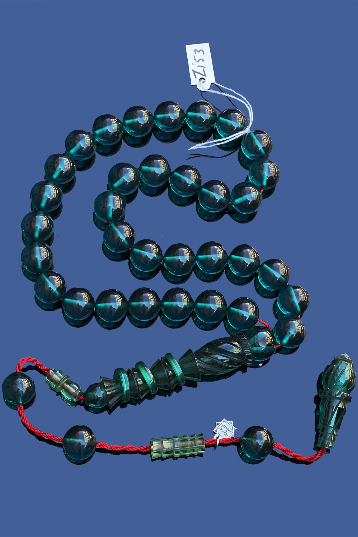 Dev Tasarım Halkalı Ateş KehribarDev Tasarım Halkalı Ateş Kehribar - Kevser AntikÖZEL SERİ TESBİHLER