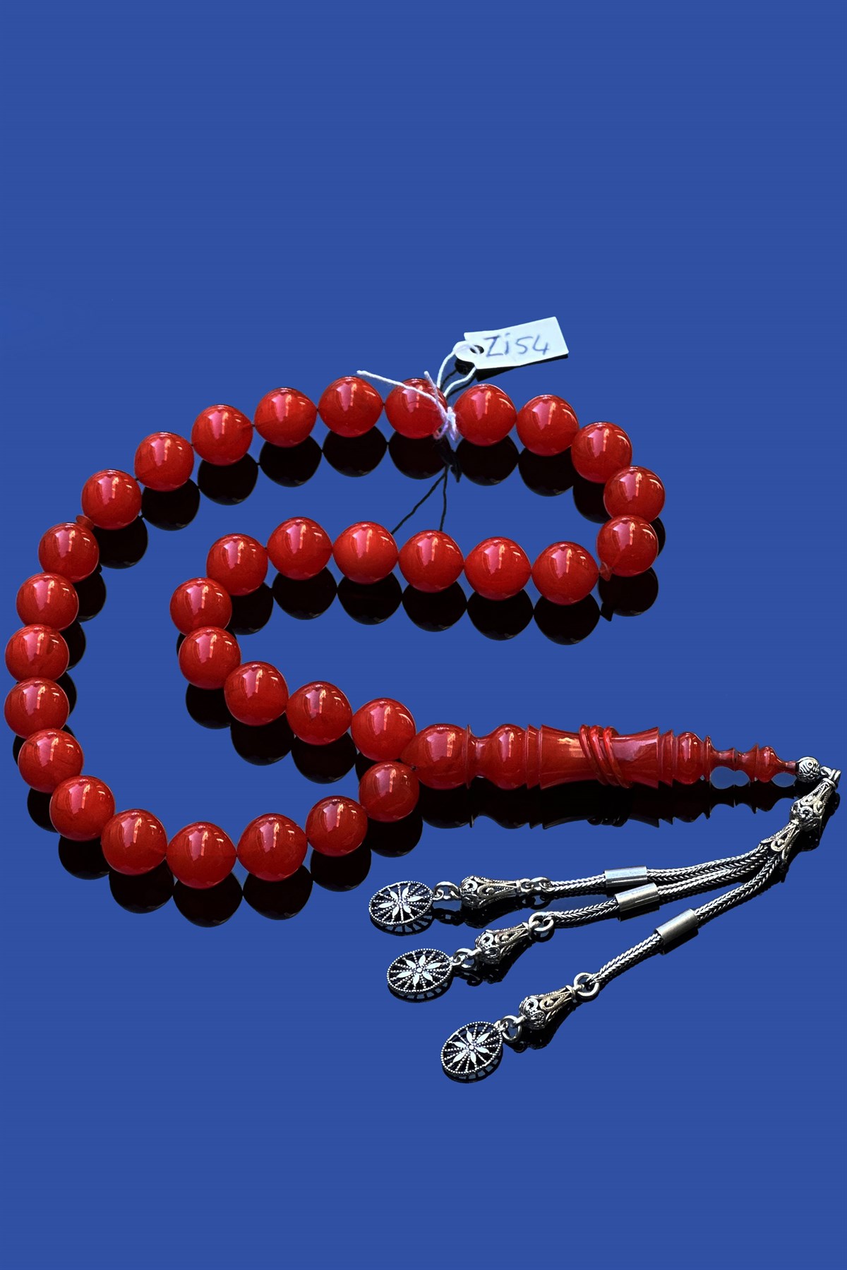 Dev Tasarım Halkalı Sıkma KehribarDev Tasarım Halkalı Sıkma Kehribar - Kevser AntikÖZEL SERİ TESBİHLER