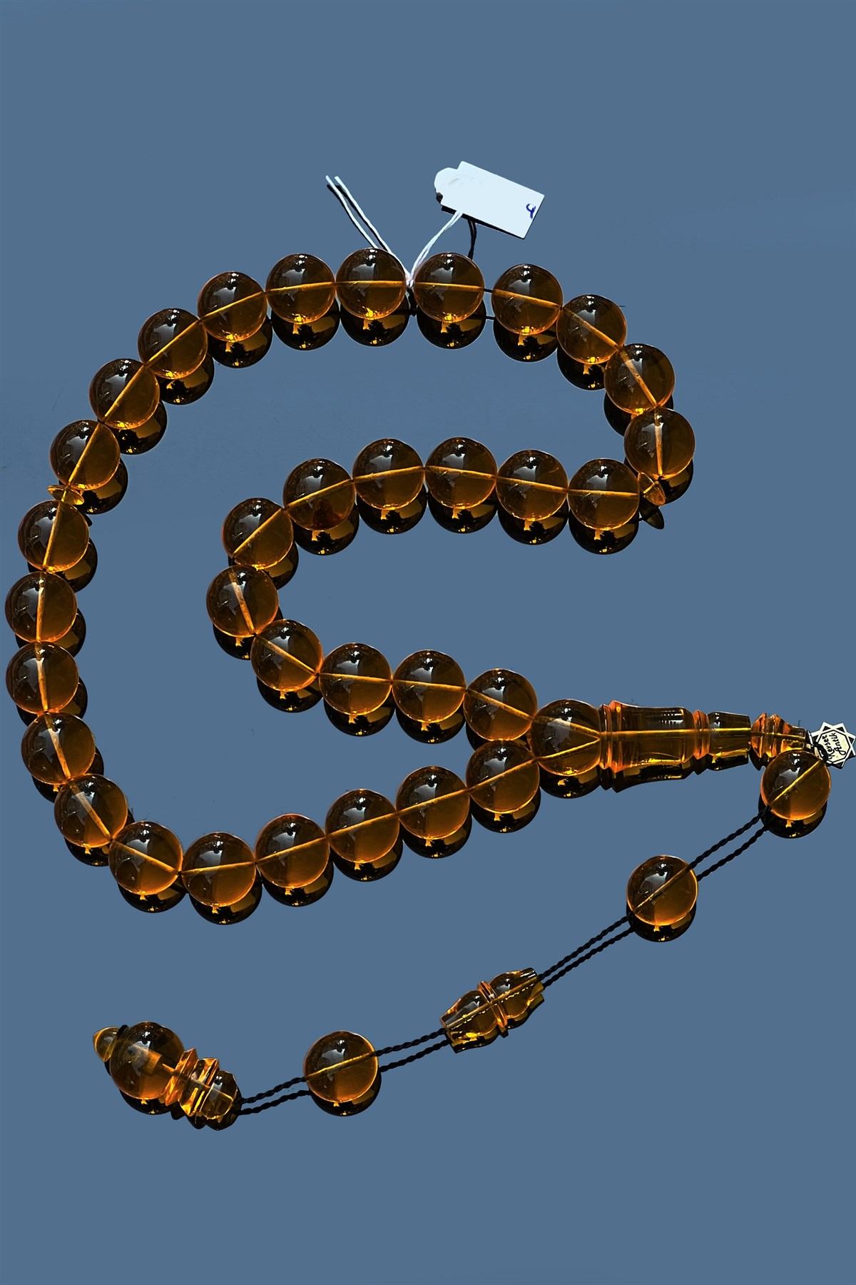 Dev Uçak camı tesbihDev Uçak camı tesbih- Kevser AntikSıkma-Ateş Kehribar Tesbihler