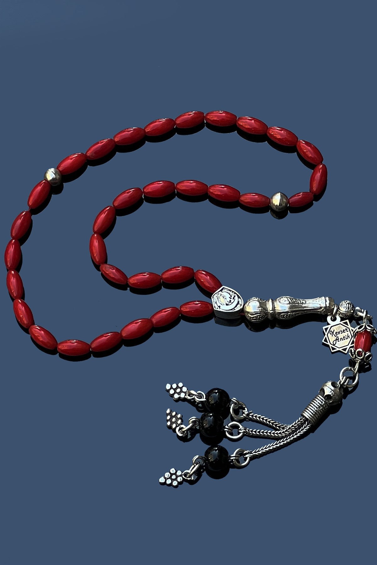 Doğal Mercan TesbihDoğal Mercan Tesbih - Kevser AntikDoğal Taş Tesbihler