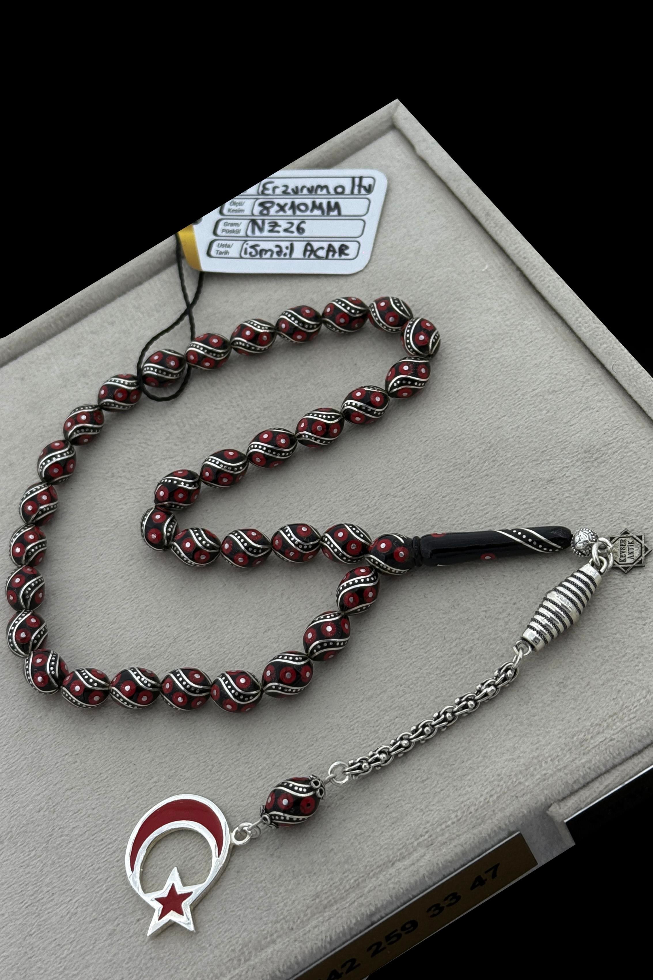 Erzurum Oltu Taşı Tesbih – Usta YapımıErzurum Oltu Taşı Tesbih – Usta Yapımı - Kevser AntikErzurum Oltu Tesbihler