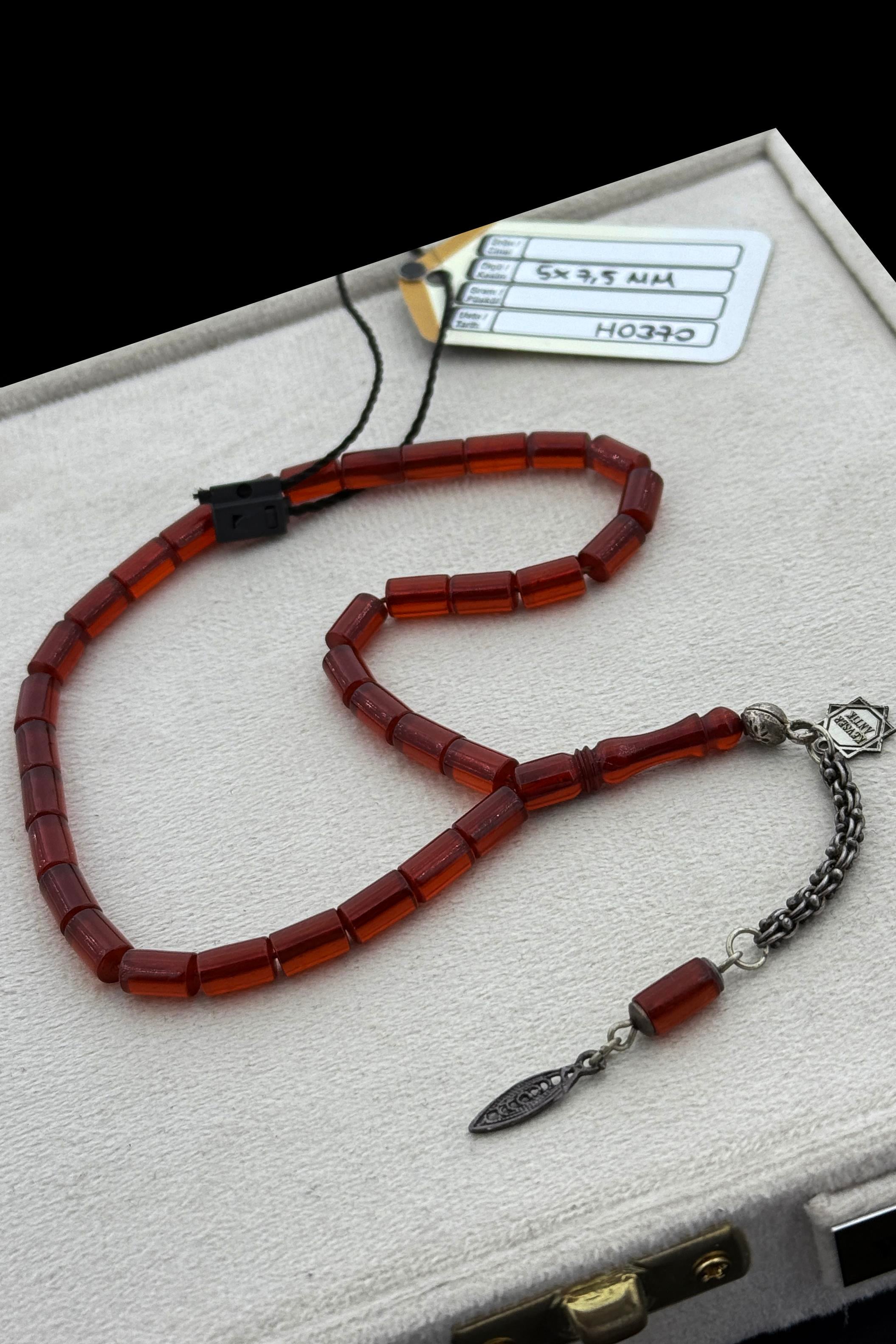 Eski Yapı Kesme Osmanlı SıkmaEski Yapı Kesme Osmanlı Sıkma - Kevser AntikOsmanlı Kehribar Tesbihler