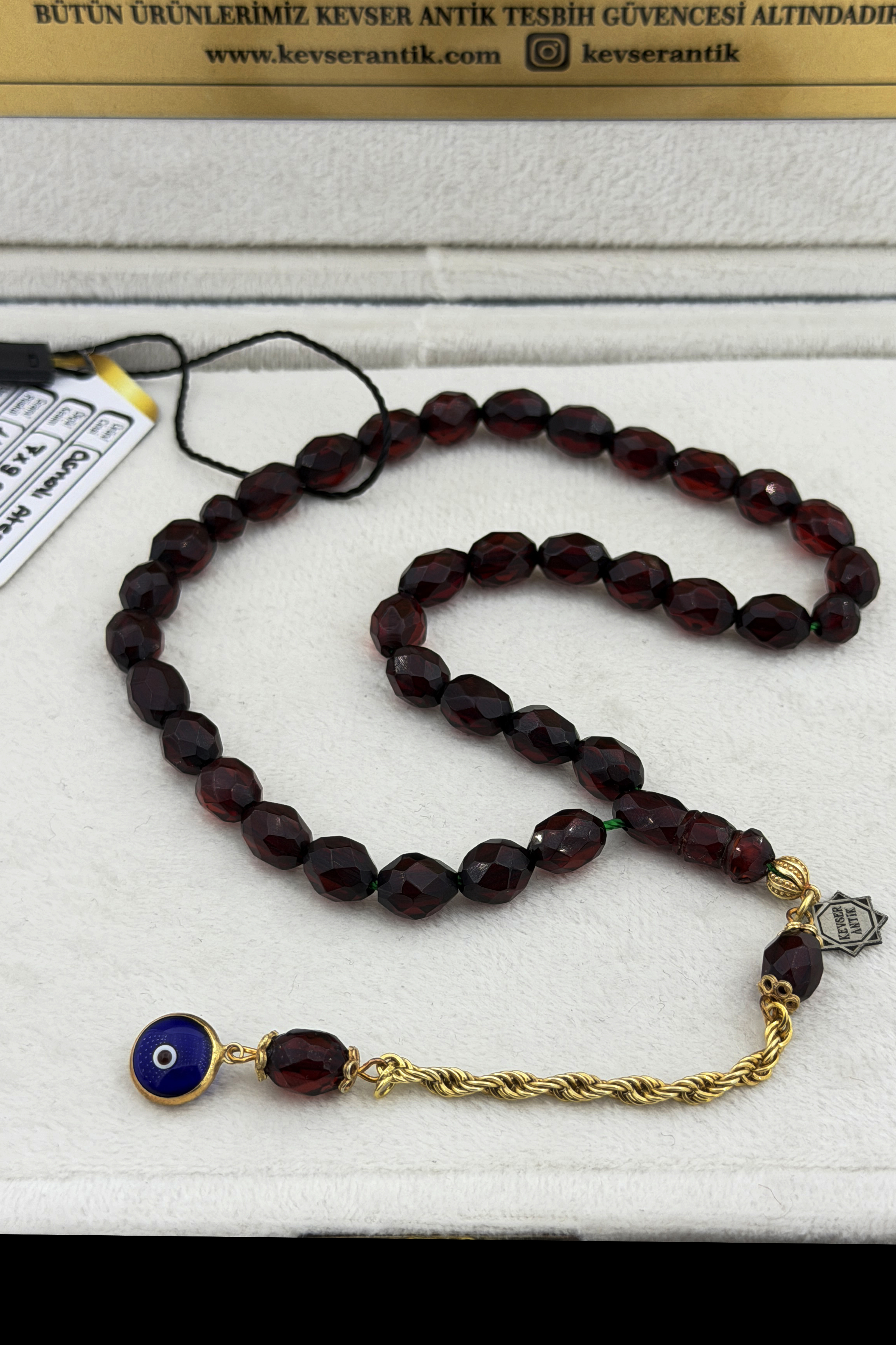 Faseta Osmanlı Ateş Kehribar Tesbih – Premium El İşçiligiFaseta Osmanlı Ateş Kehribar Tesbih – Premium El İşçiligi - Kevser AntikOsmanlı Kehribar Tesbihler