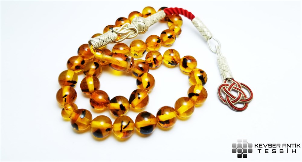 Fosil Parçacıklı Sıkma Kehribar