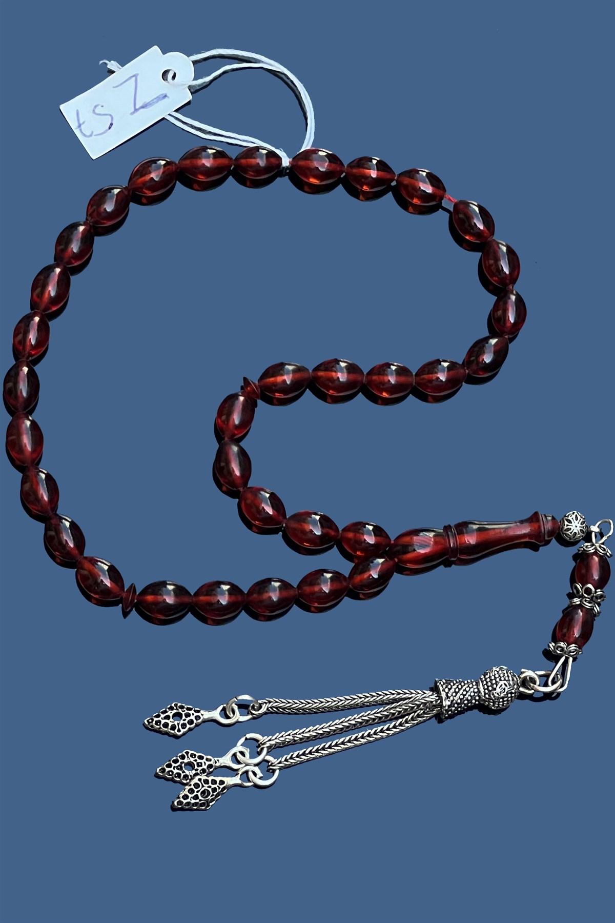 Fosilli Ateş Kehribar TesbihFosilli Ateş Kehribar Tesbih - Kevser AntikSıkma-Ateş Kehribar Tesbihler