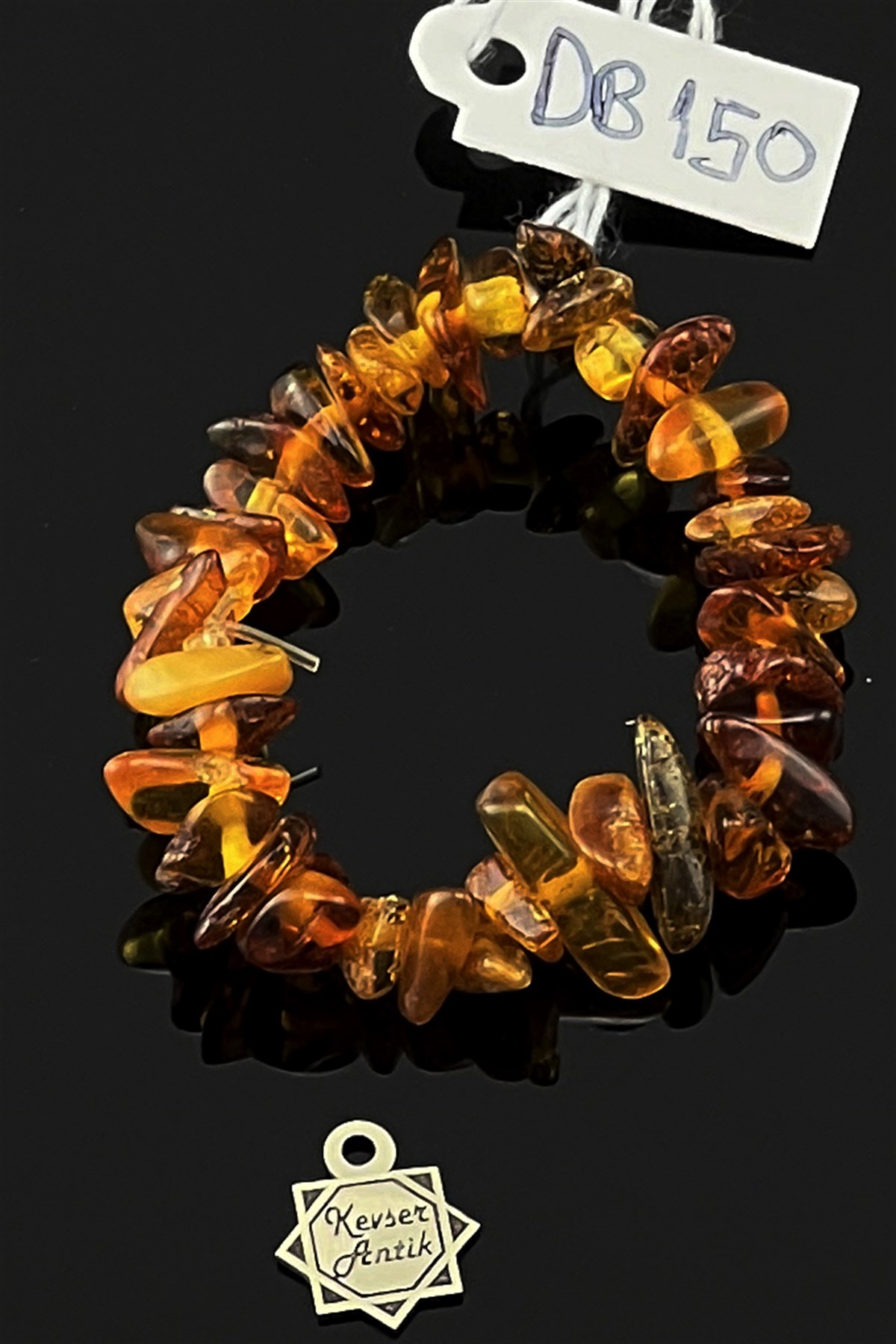 Fosilli Bal Kehribar BileklikFosilli Bal Kehribar Bileklik - Kevser AntikKehribar Bileklikler