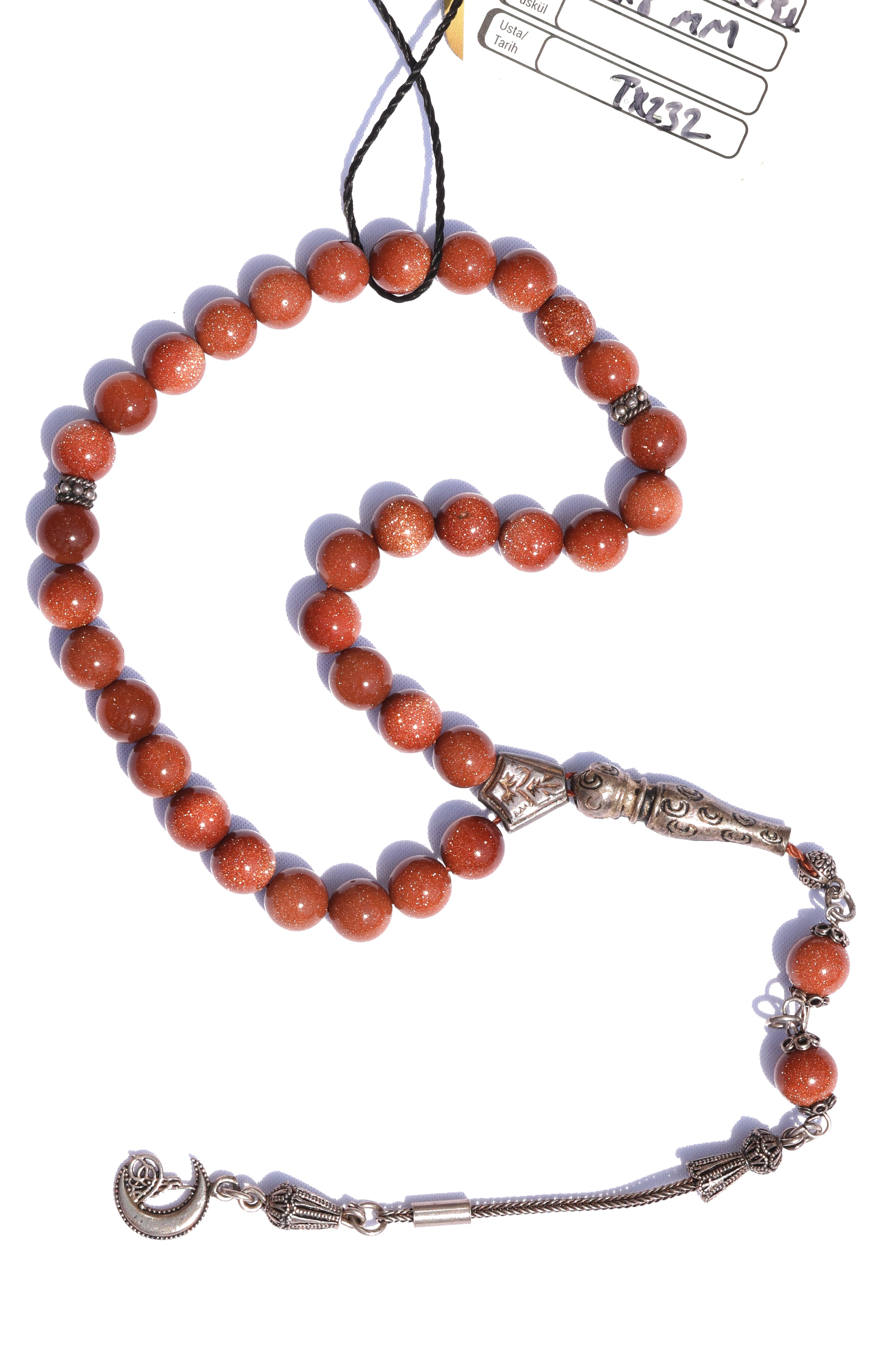 Goldstone Tesbih – Altın Parıltılı Lüks Doğal Taş ModelGoldstone Tesbih – Altın Parıltılı Lüks Doğal Taş Model - Kevser AntikDOĞAL TAŞ TESBİHLER