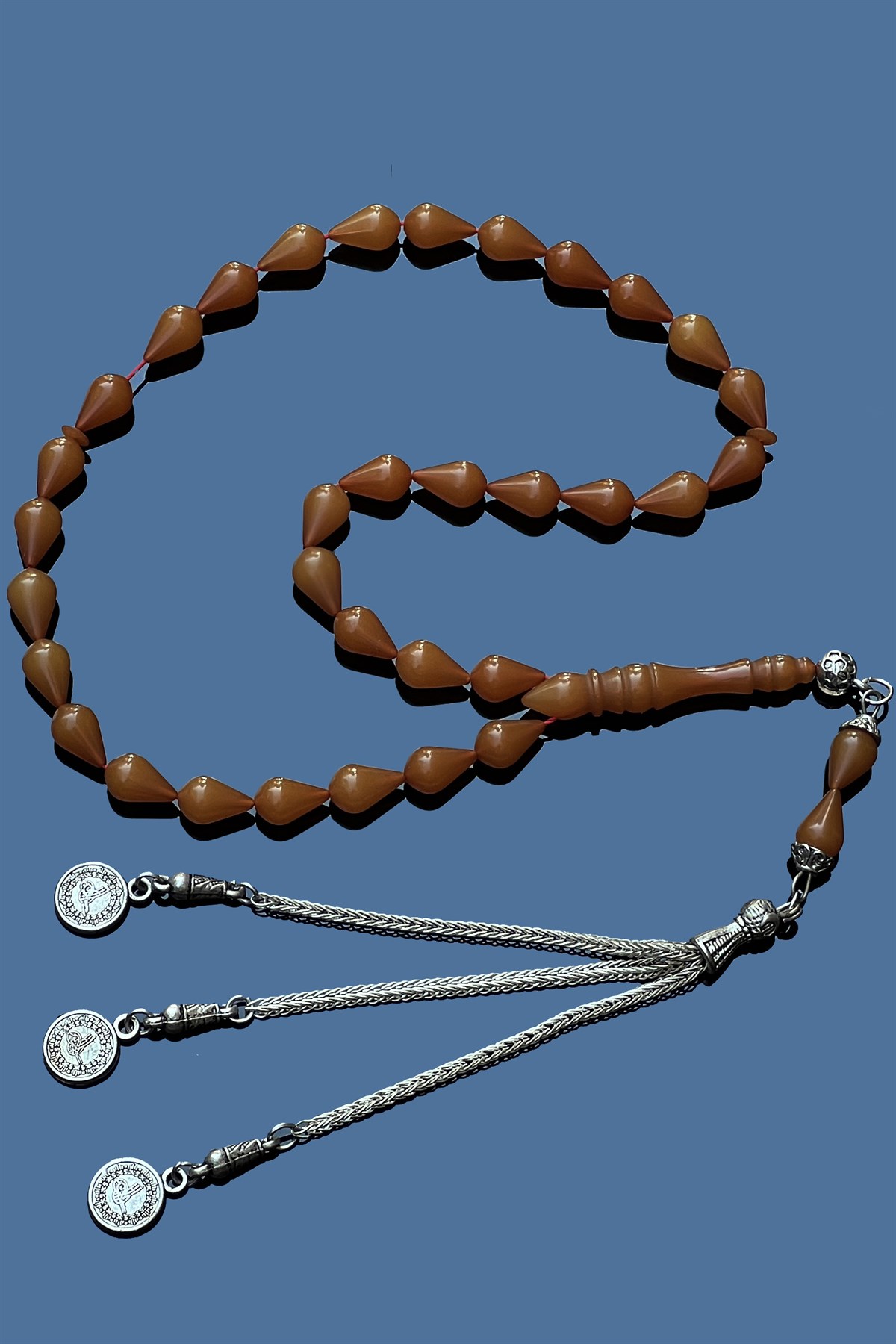 Gözyaşı Model Zar Kehribar TesbihGözyaşı Model Zar Kehribar Tesbih - Kevser AntikSıkma-Ateş Kehribar Tesbihler