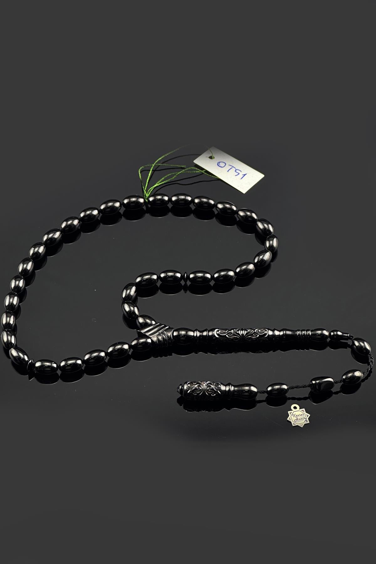 İmame İşçilikli Oltu Tesbihİmame İşçilikli Oltu Tesbih - Kevser AntikGümüş İşlemeli Tesbihler