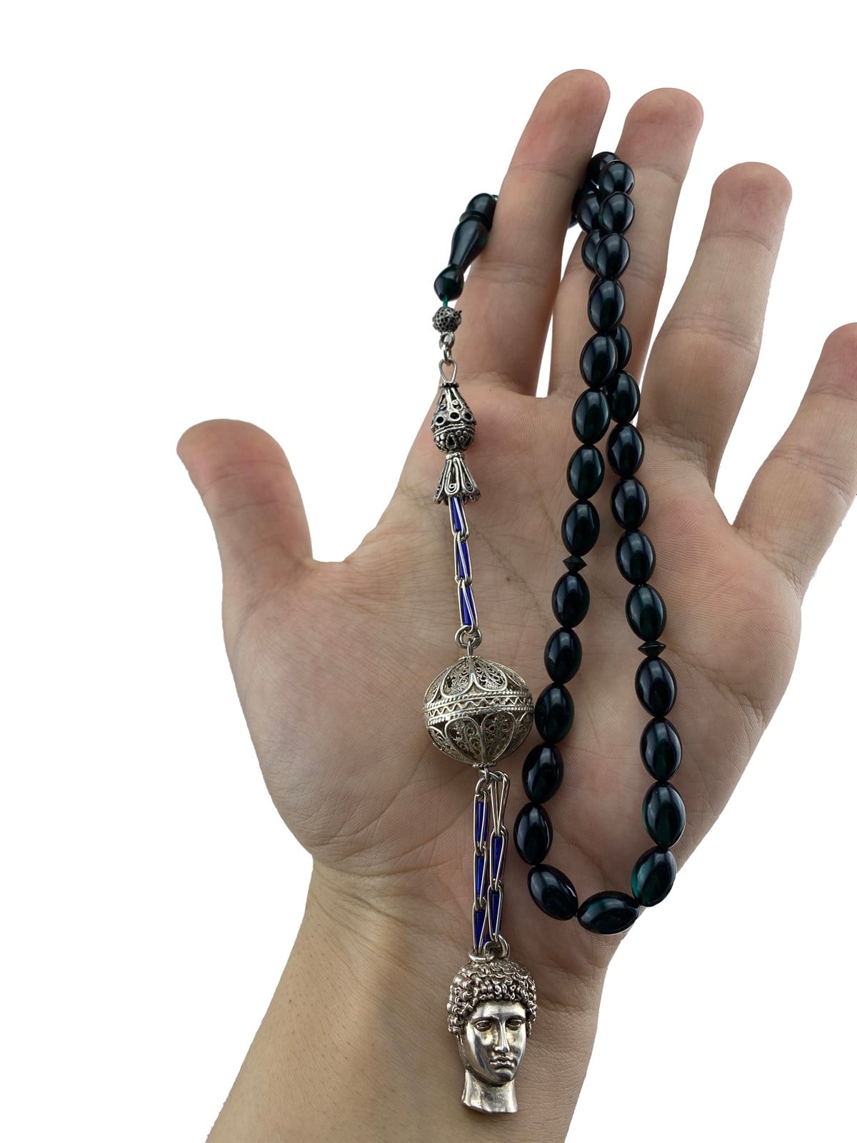 İskender Püsküllü Ateş Kehribar İskender Püsküllü Ateş Kehribar Sıkma-Ateş Kehribar Tesbihler