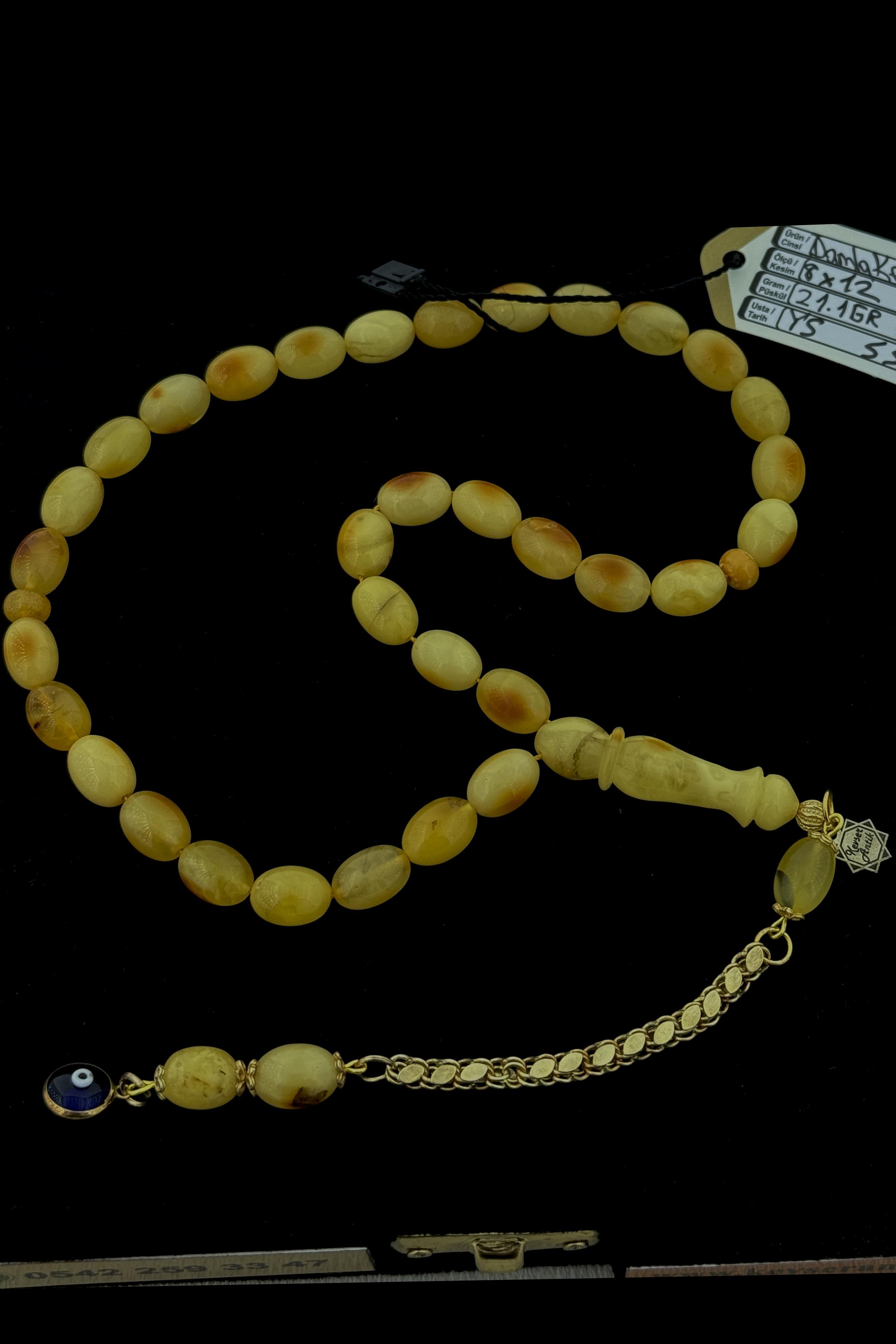 Kaliningrad Damla Kehribar TesbihKaliningrad Damla Kehribar Tesbih - Kevser AntikDamla Kehribar Tesbihler