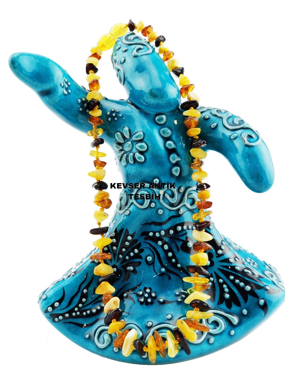 Karışık Kehribar Kolye