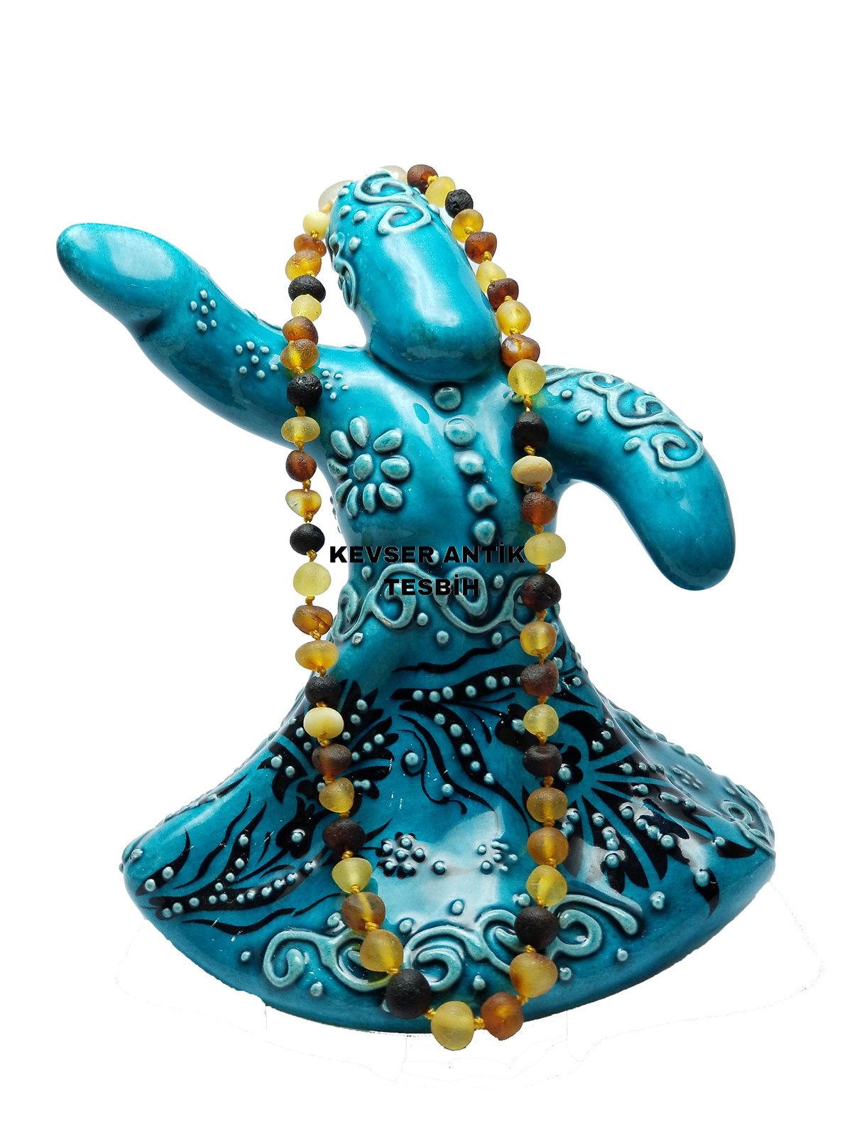 Karışık Kehribar Kolye