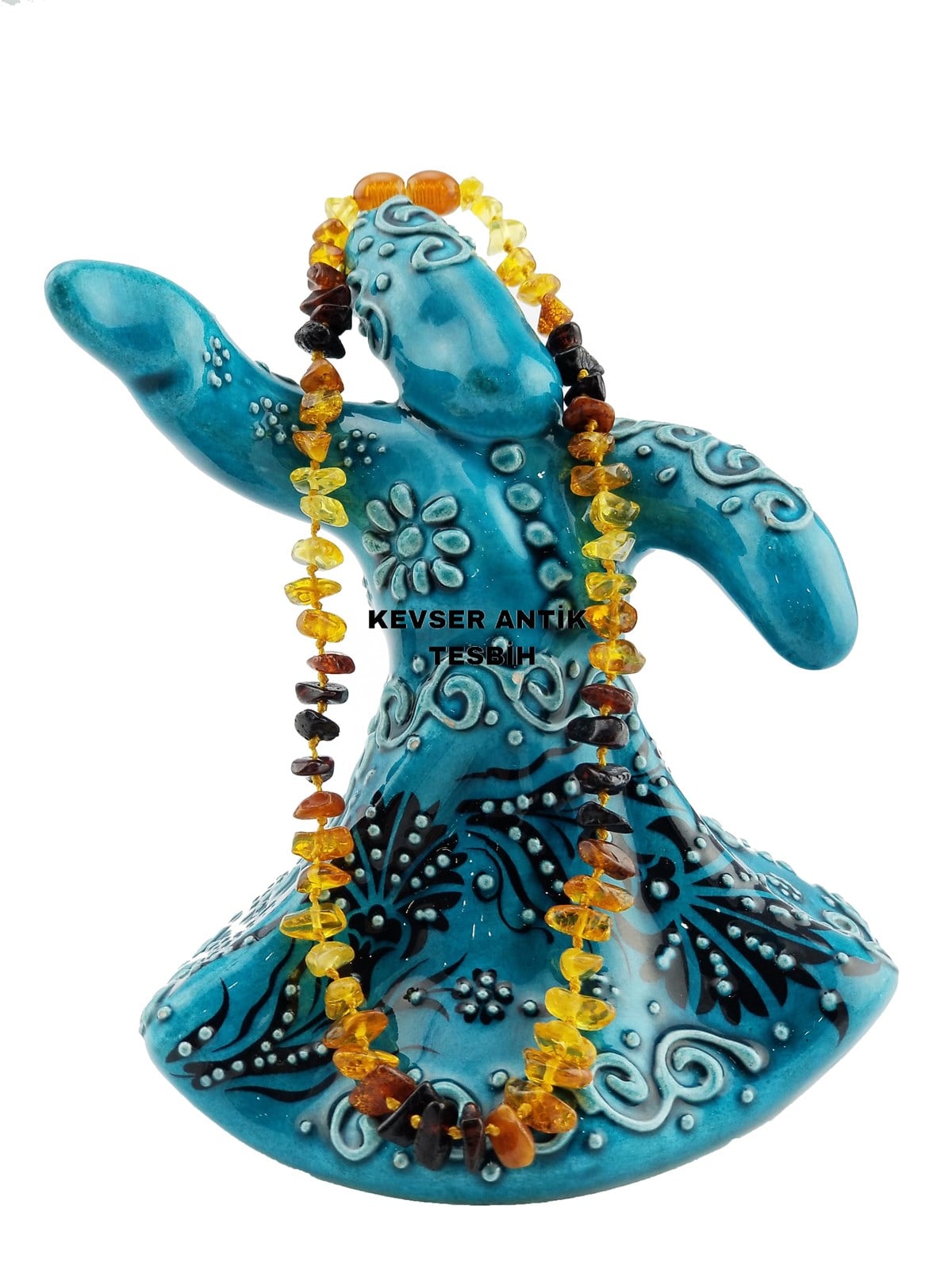 Karışık Kehribar Kolye