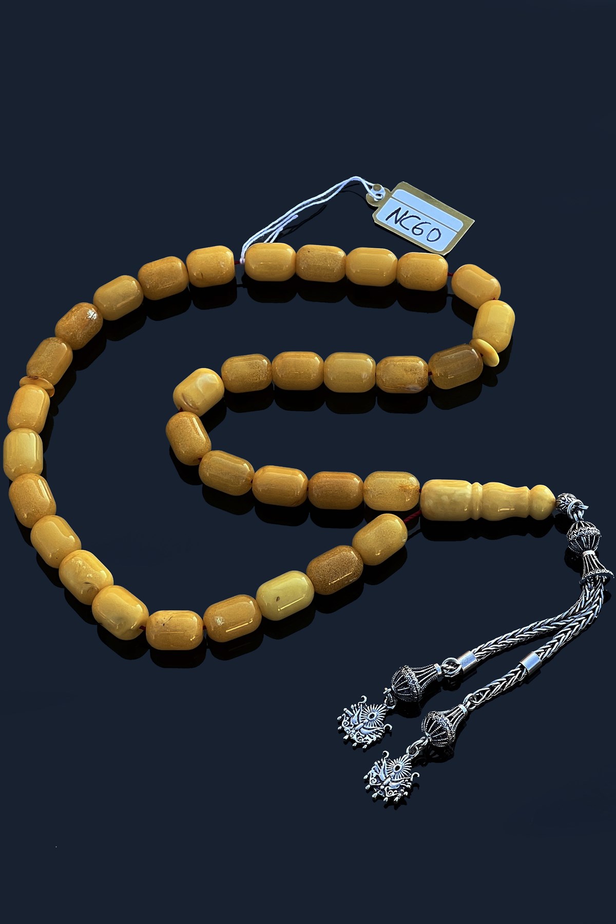 Kaya Kaliningrad Seccar Hareli TesbihKaya Kaliningrad Seccar Hareli Tesbih - Kevser AntikDamla Kehribar Tesbihler