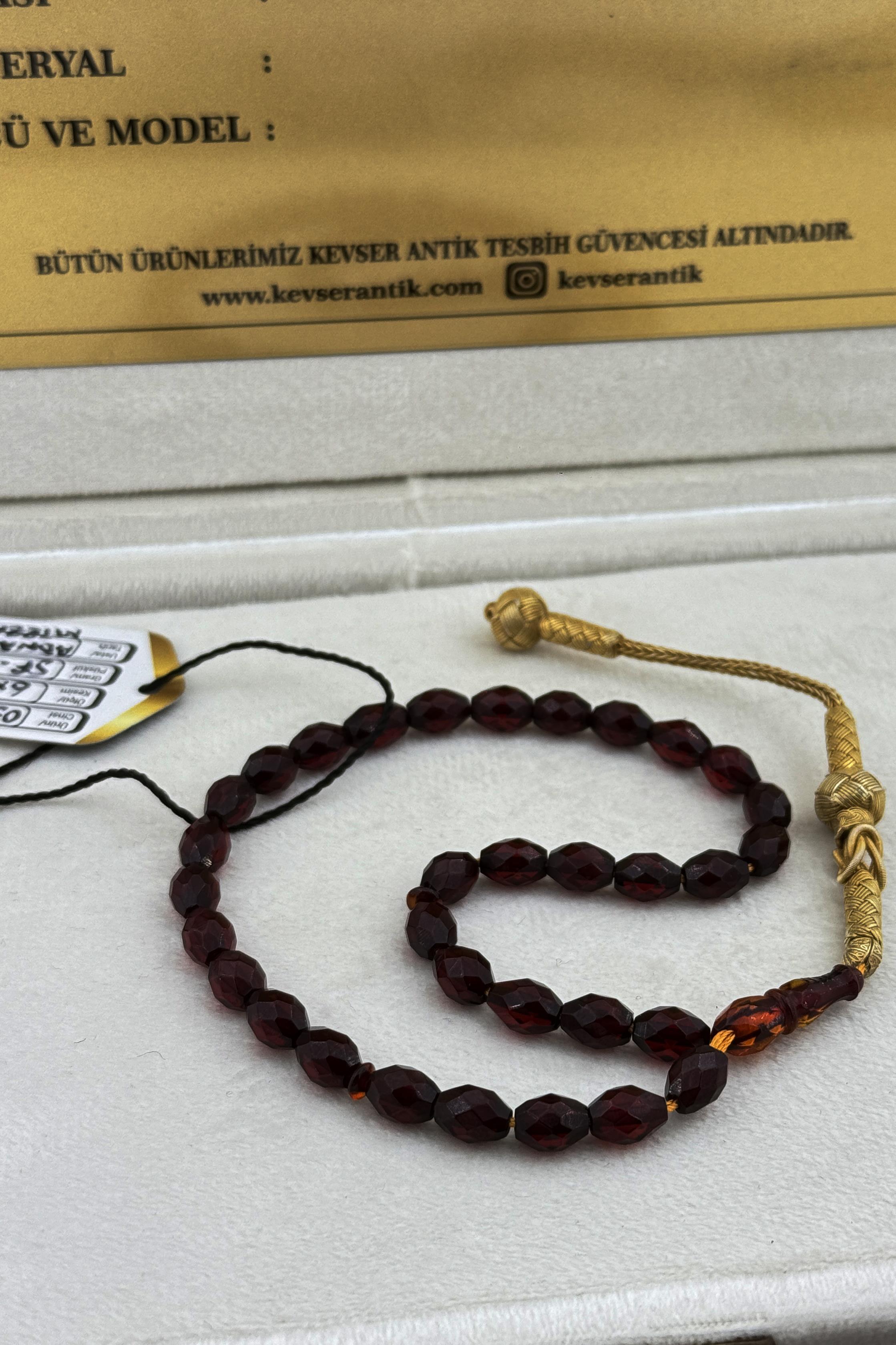 Kolye Dizayn Osmanlı Ateş KehribarKolye Dizayn Osmanlı Ateş Kehribar - Kevser AntikOsmanlı Kehribar Tesbihler