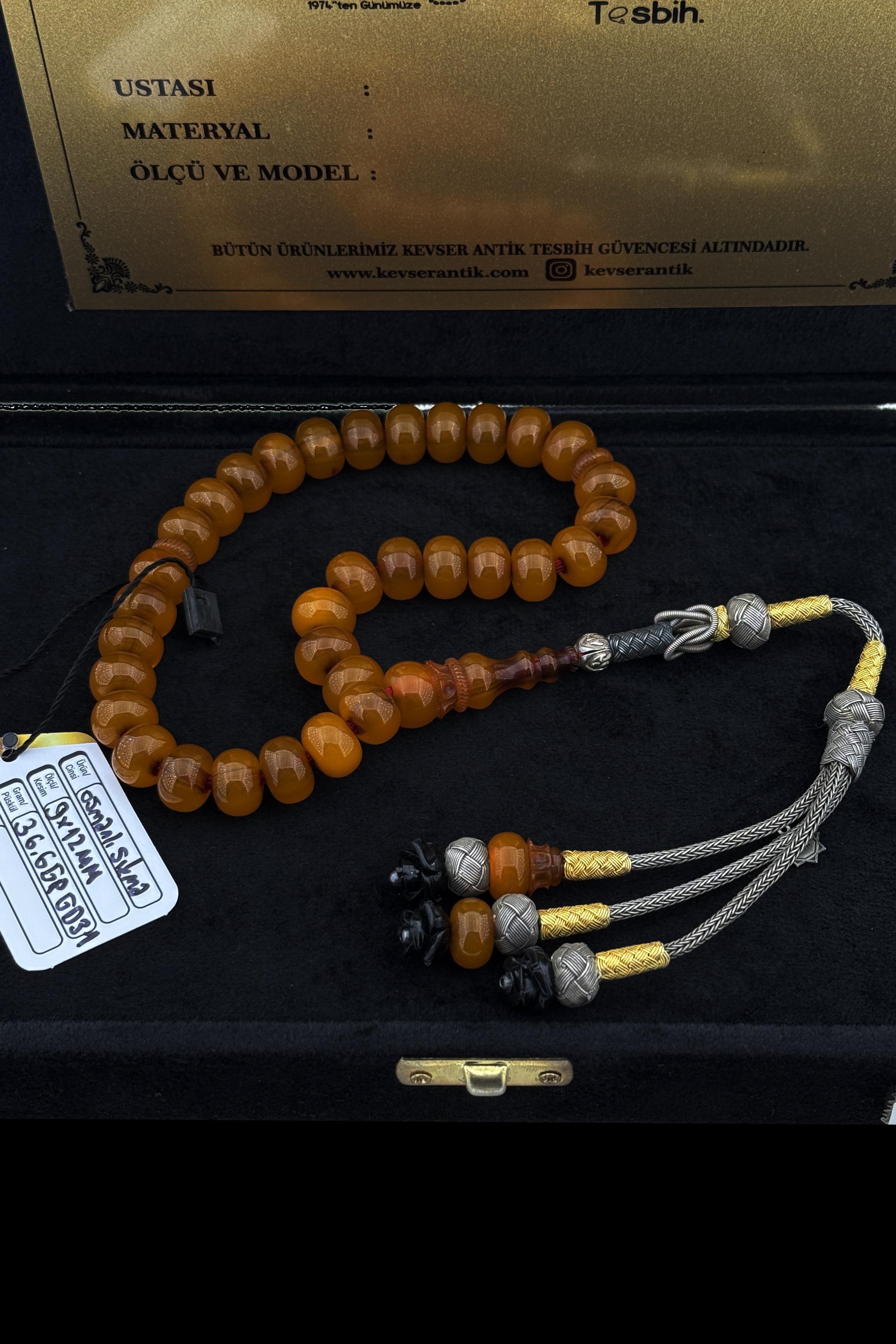 Lüks Osmanlı Traşlı Kehribar Tesbih – Özel ÜretimLüks Osmanlı Traşlı Kehribar Tesbih – Özel Üretim - Kevser AntikOsmanlı Kehribar Tesbihler