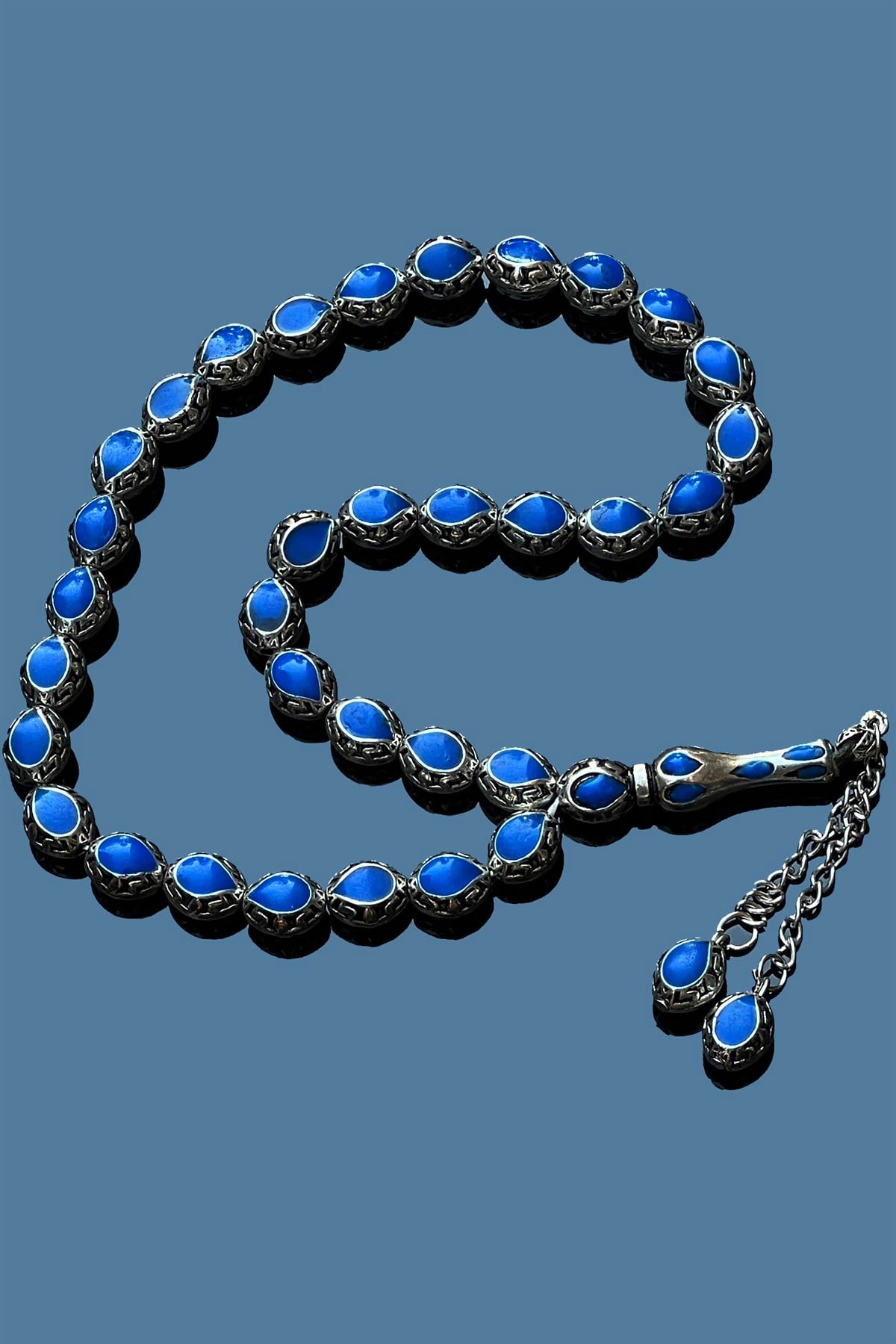 Mavi Mineli TesbihMavi Mineli Tesbih - Kevser AntikUYGUN TESBİHLER